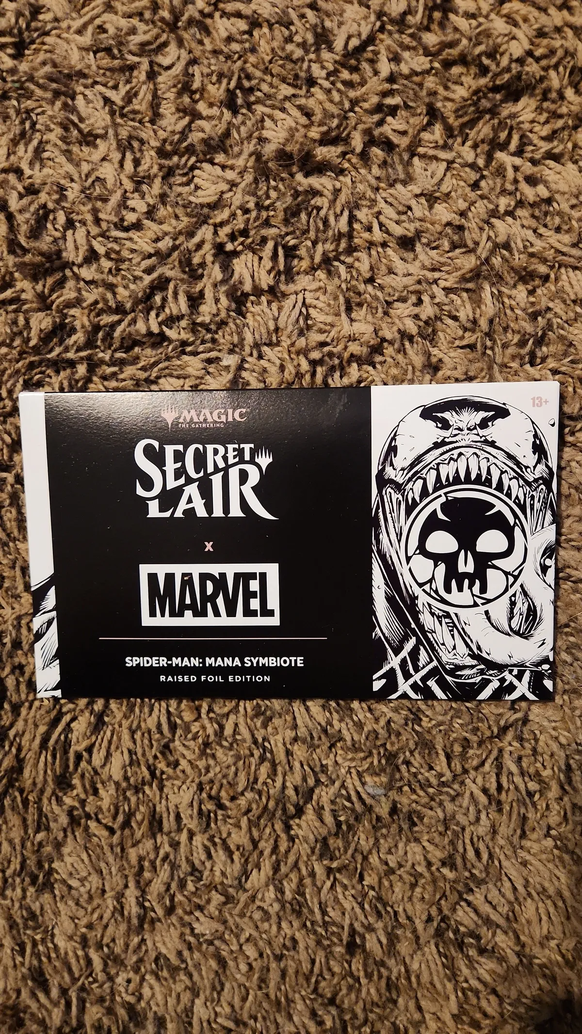 Secret Lair x Marvel Spider-Man: Mana Symbiote Raised Foil Edition