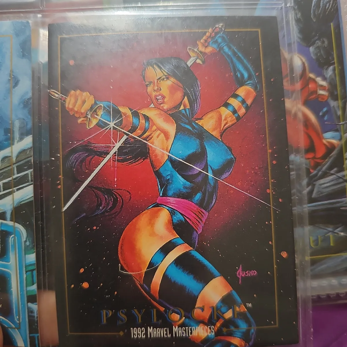 1992 Marvel Masterpiece, Loki, Psylocke, Weapon Omega and