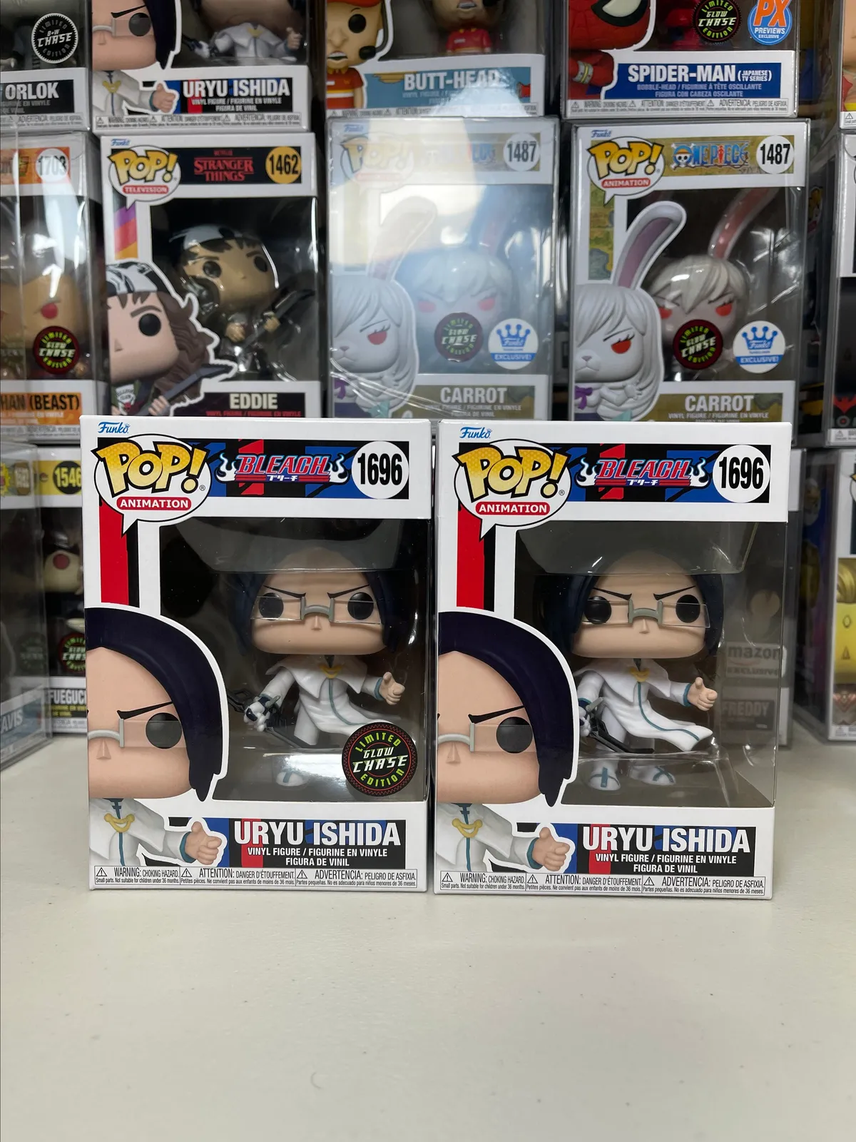 Bundle* Bleach Uryu Ishida GITD Chase & Common Funko Pop