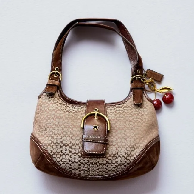Coach Y2K Brown Brass Soho Hobo Shoulder Bag 7074 China · Whatnot