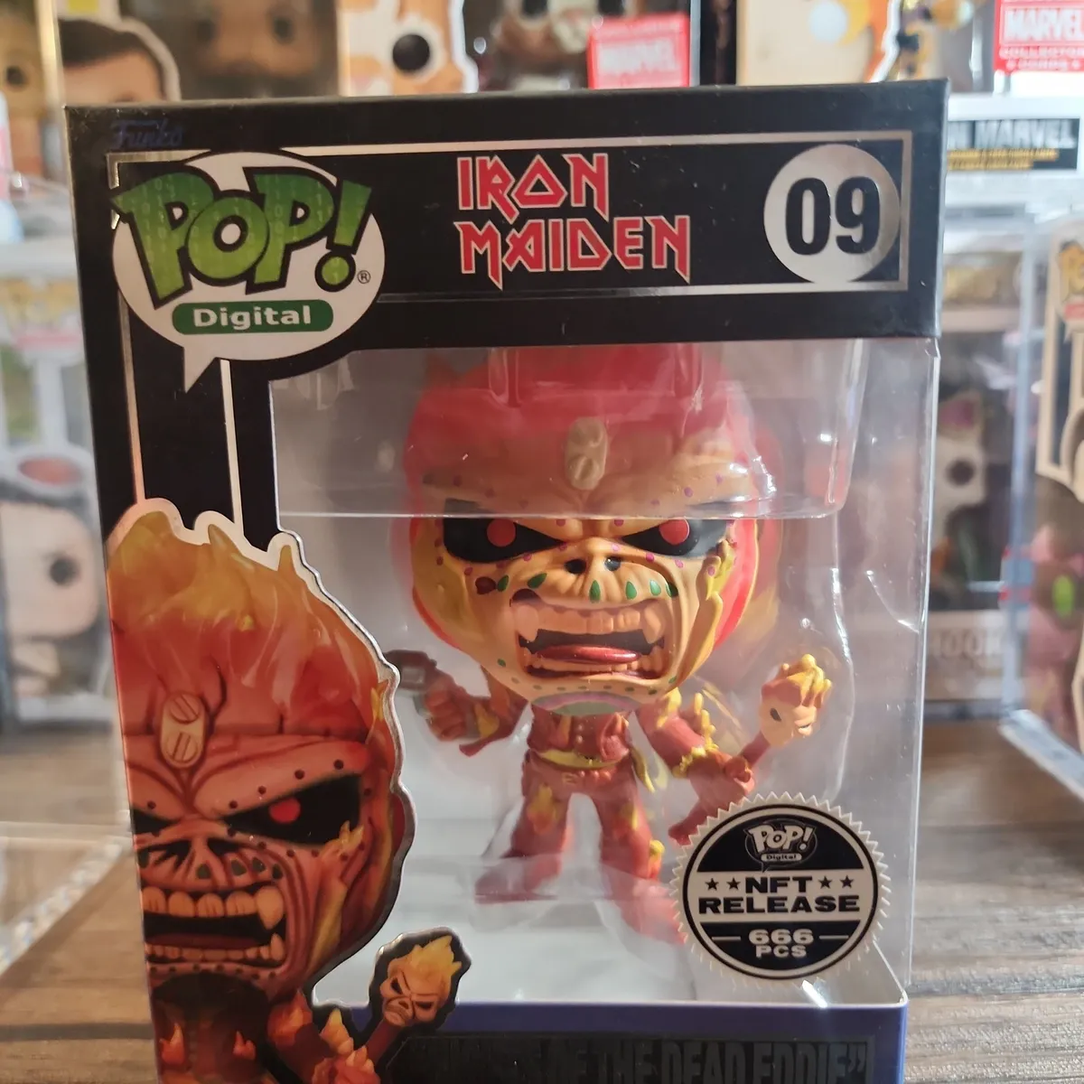 Iron Maiden Nights of the Dead Eddie Digital Funko Pop NFT grail