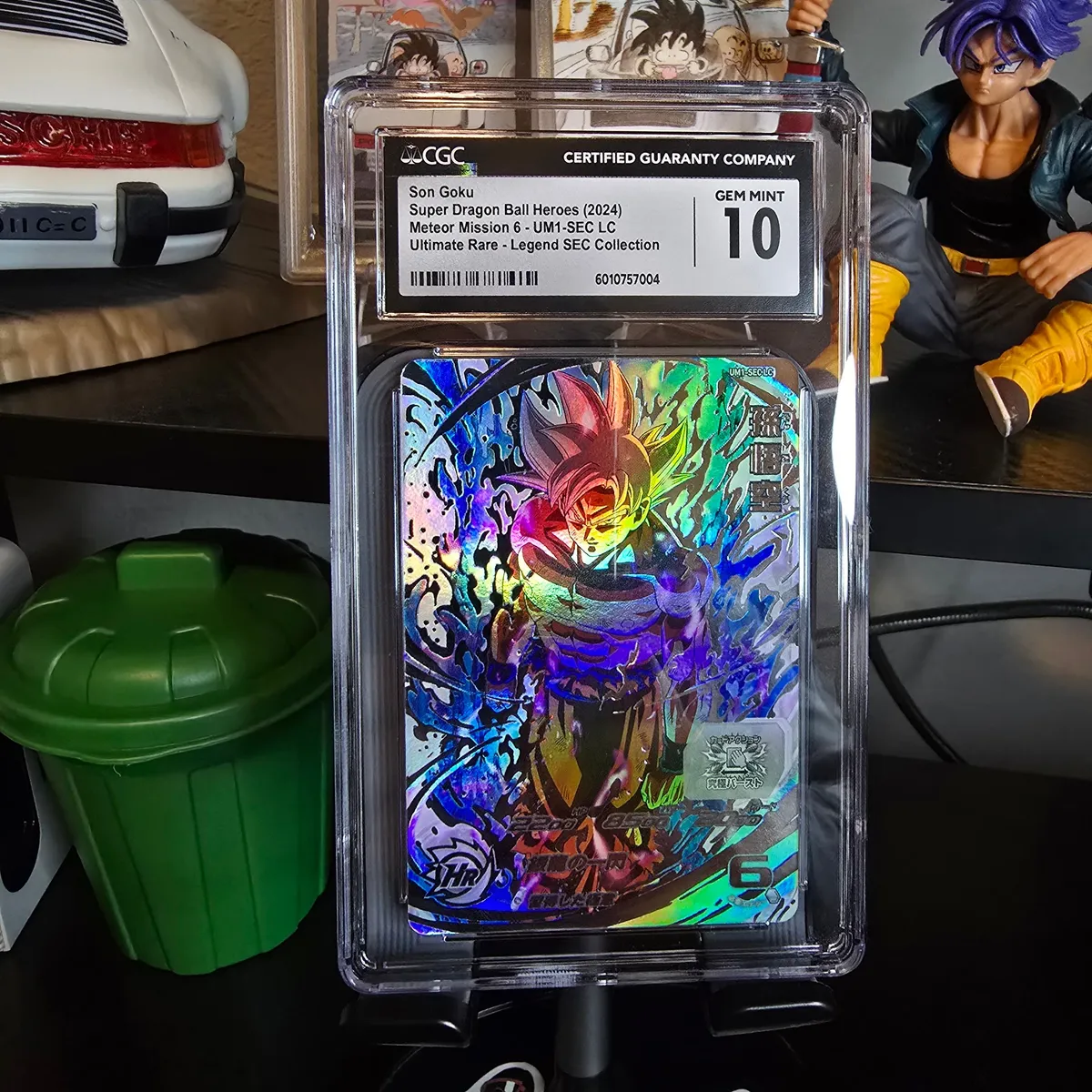 2018 Super Dragon Ball Heroes UM1-SEC LC Son Goku Secret CGC GEM
