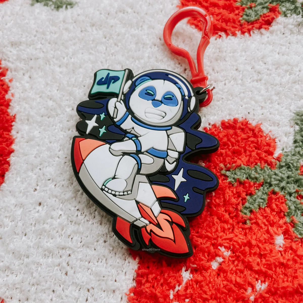 New Dude Perfect Panda Astronaut Keychain Accessory · Whatnot