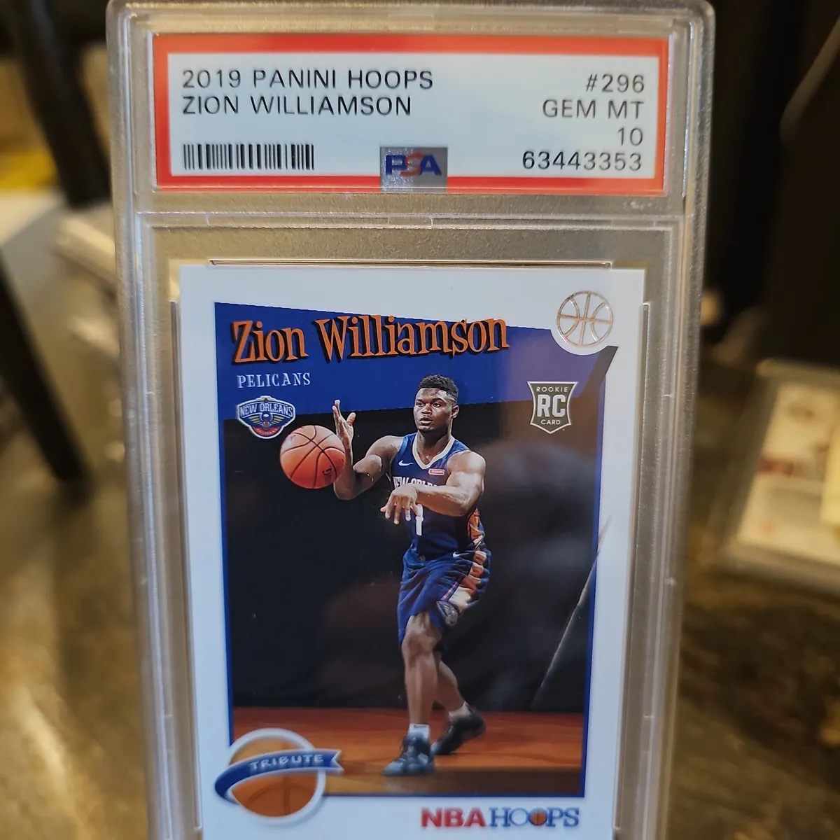 2019 Panini NBA Hoops Zion Willamson Rookie 2024 PSA 10 lot