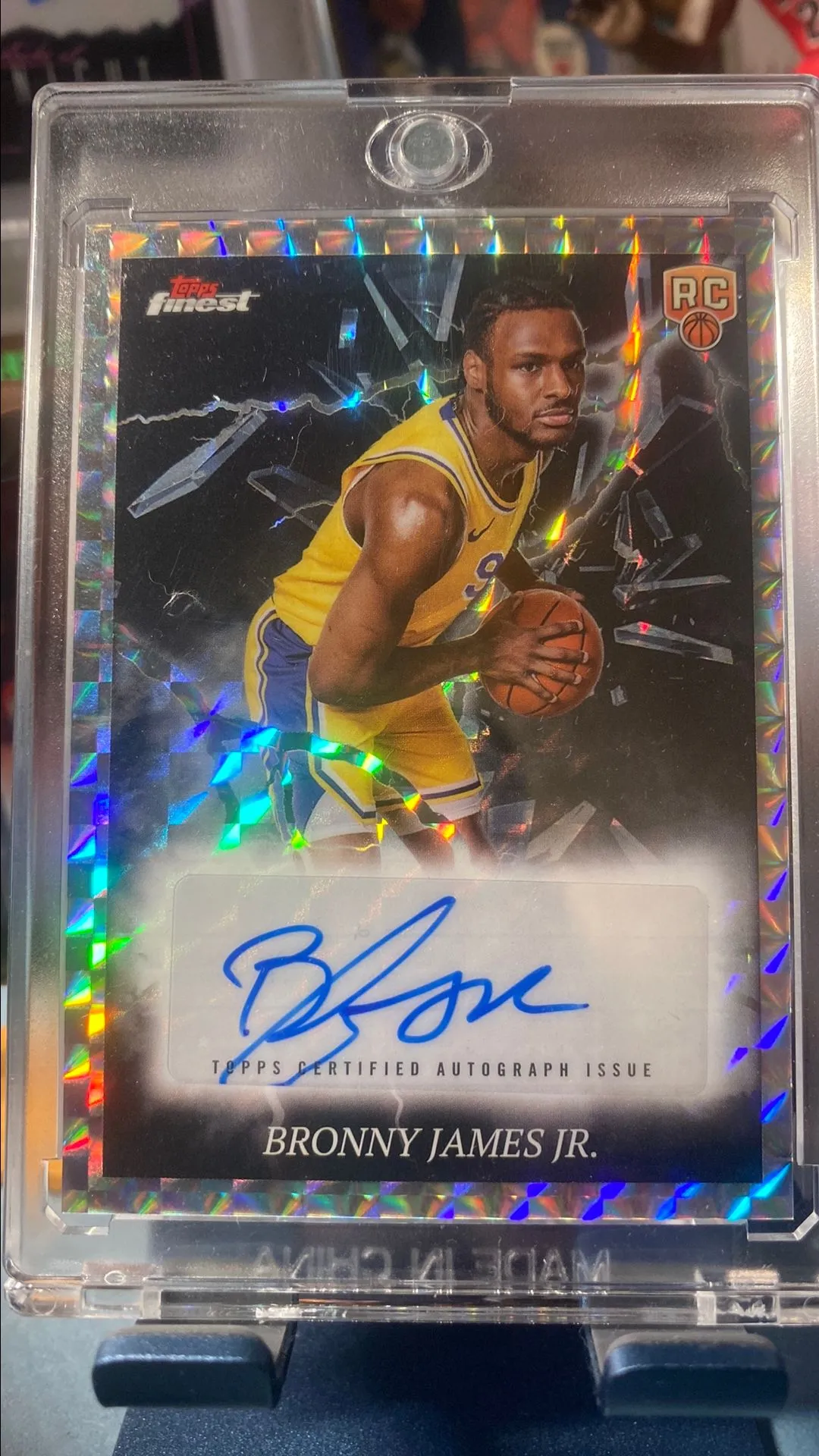 【fanatics】Bronny James Jr. 直筆サイン入りボール fanatics】Bronny James Jr. 直筆サイン入りボール BRONNY JAMES JR