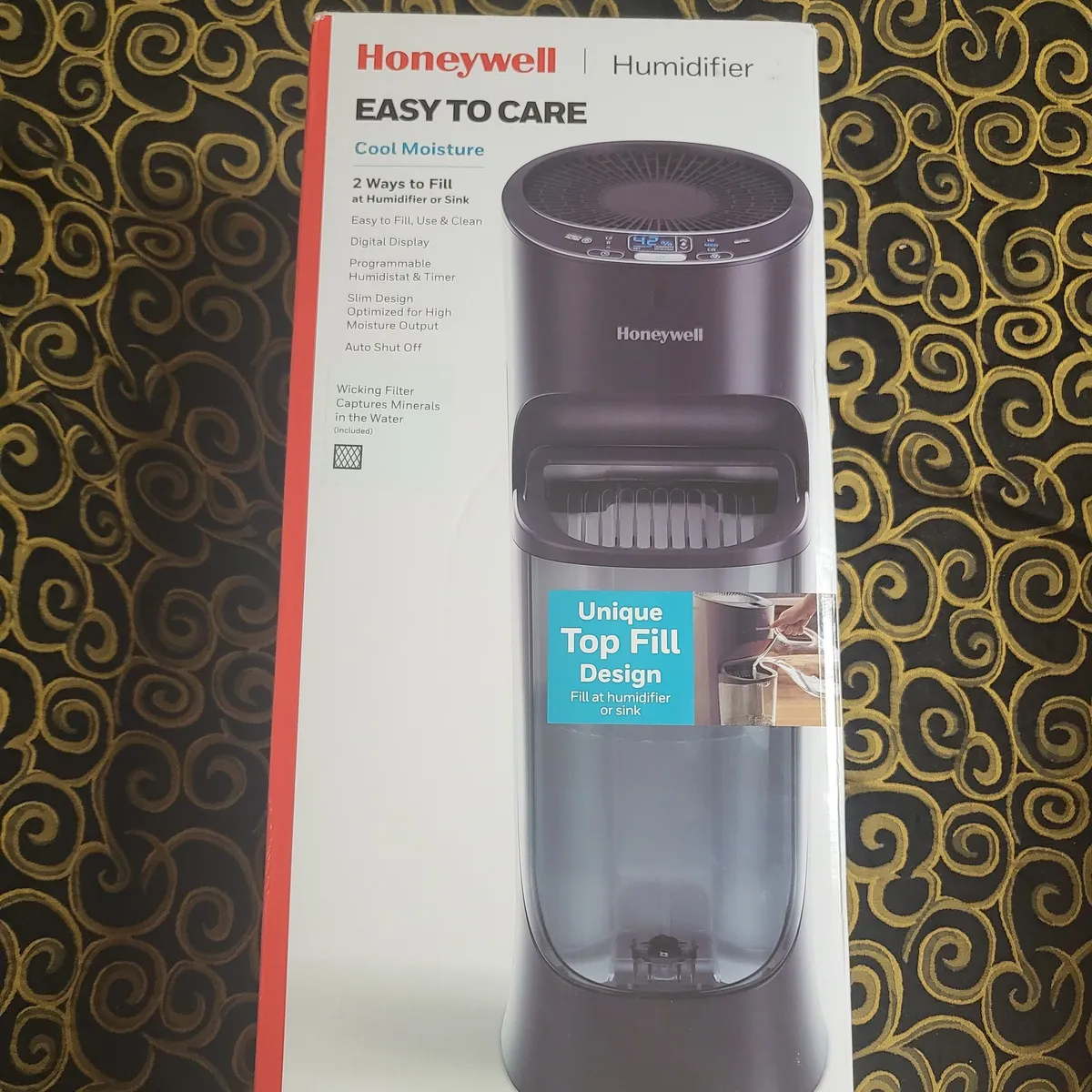 Honeywell HEV615 Cool Moisture Humidifier With Humidistat, Black