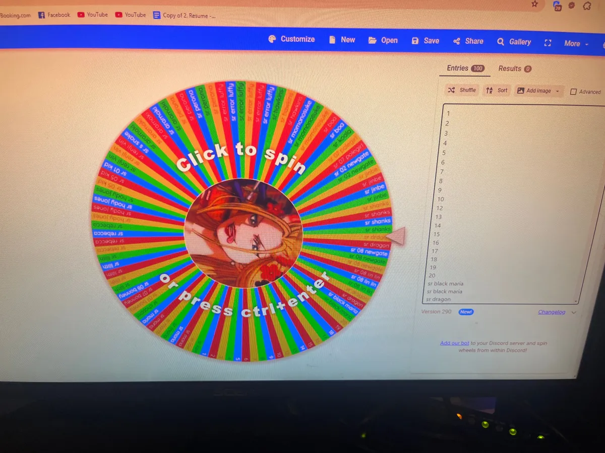 1x spin on the wheel · Whatnot Buy, Sell & Go Live