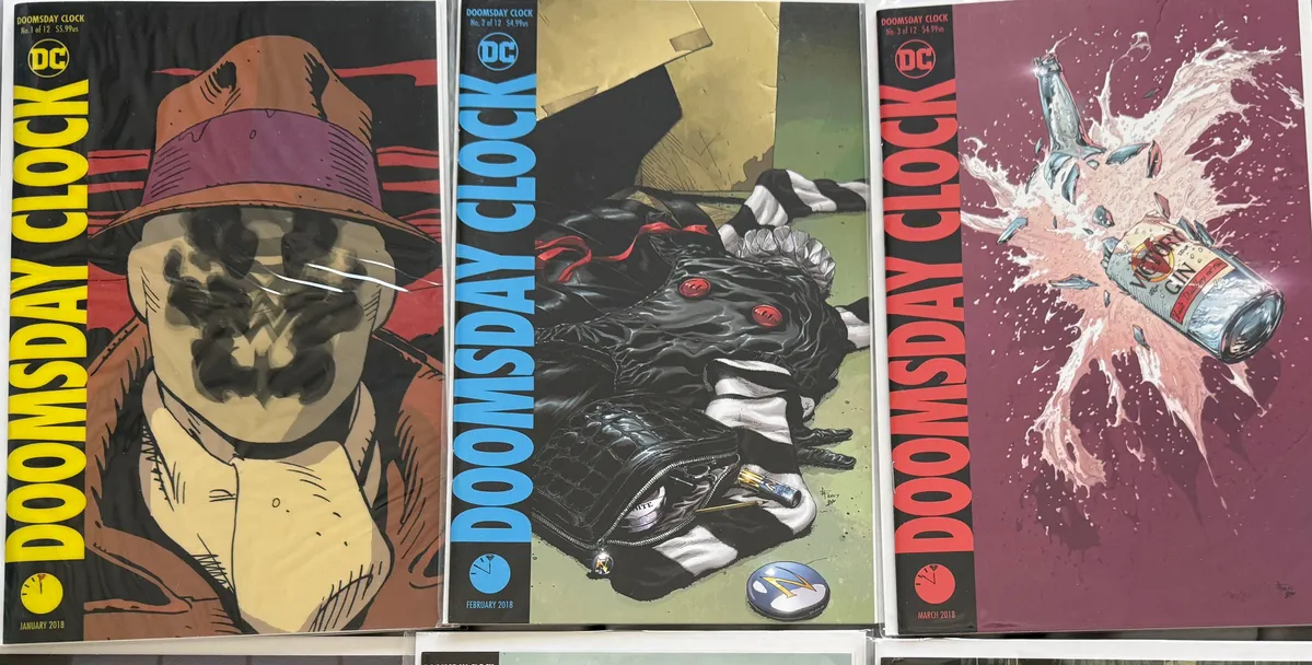 DOOMSDAY CLOCK 1-12全巻セット DC Doomsday Clock #1-12 FULL RUN Lot of 16 Cover A #1 Is