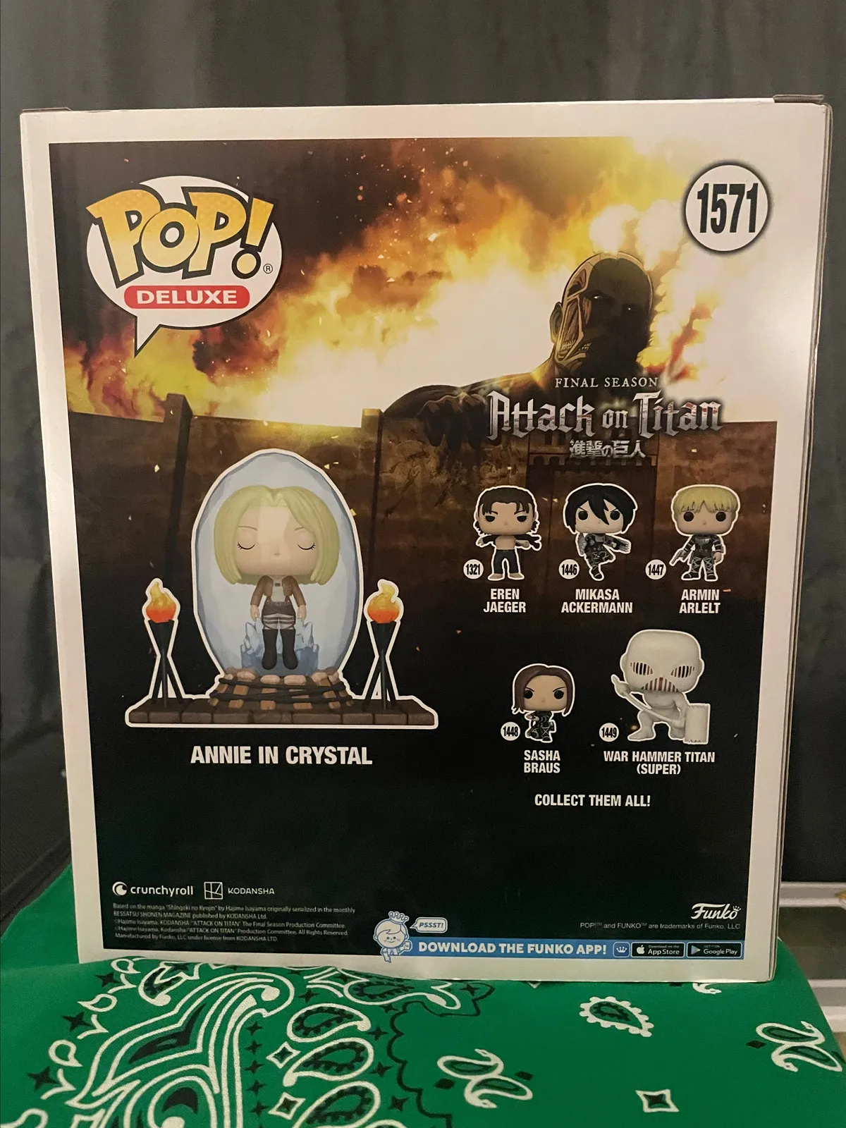アンナポップ Funko Attack on Titan POP Animation Annie in Crystal