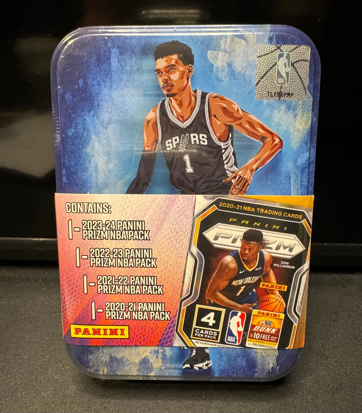 Prizm Basketball Multi Year 2020-2024 Tin (Wemby Art) · Whatnot: Buy ...