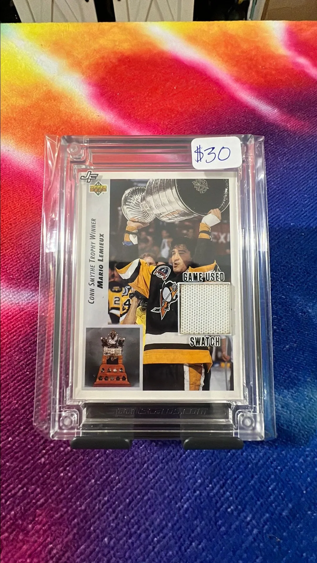 Mario Lemieux Game online Used Quad Patch /50