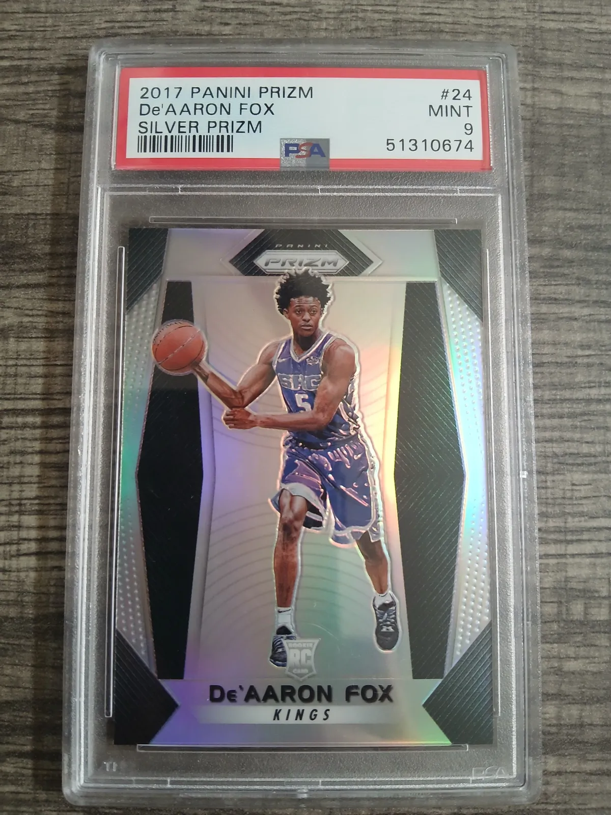 NBA Prizm De’Aaron Fox RC silver PSA10 De'Aaron Fox 2017 Prizm #24 Silver Price Guide - Sports Card