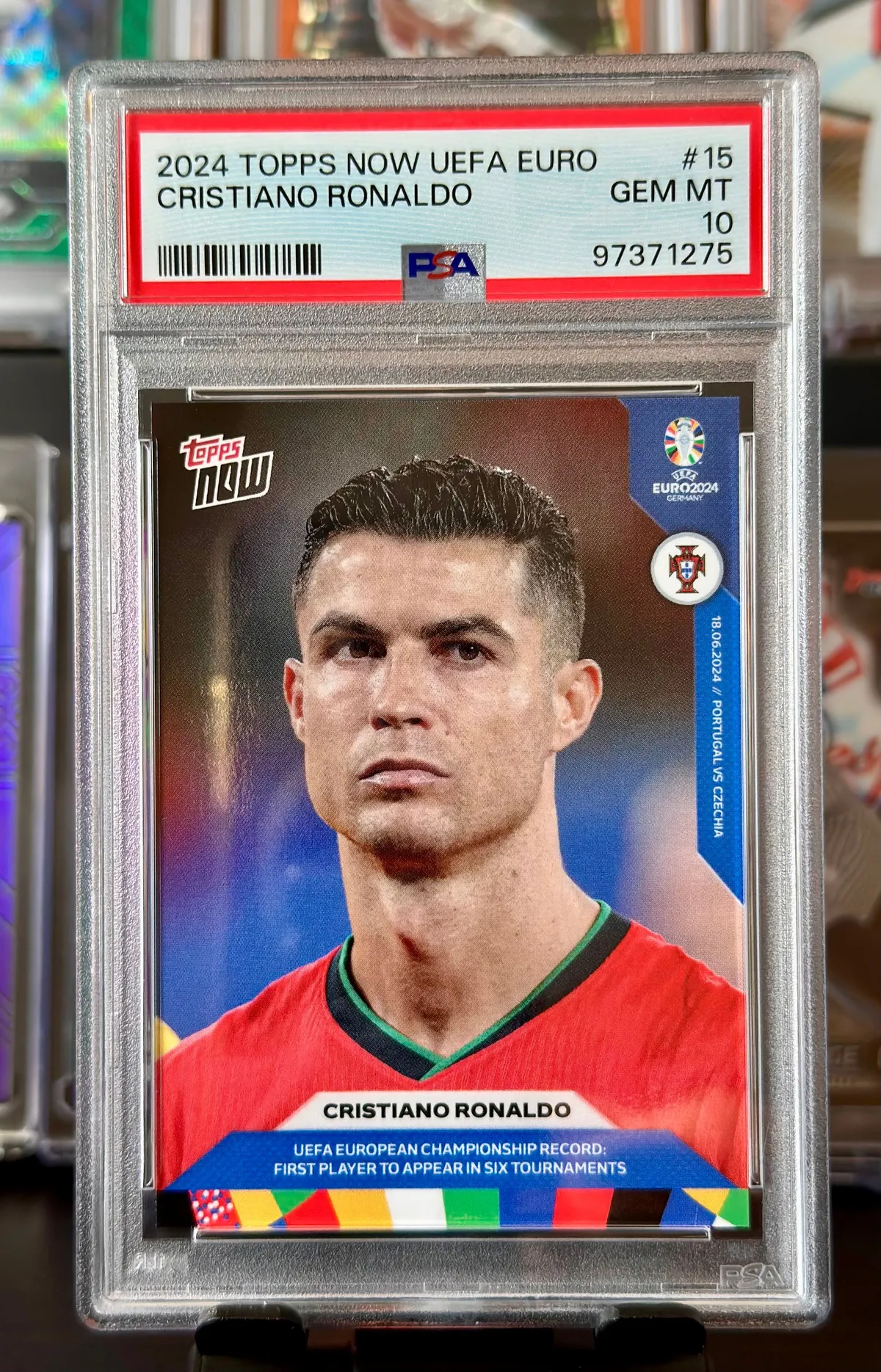 Cristiano Ronaldo (CR7) Appear Six Tournaments (PSA 10) · Whatnot