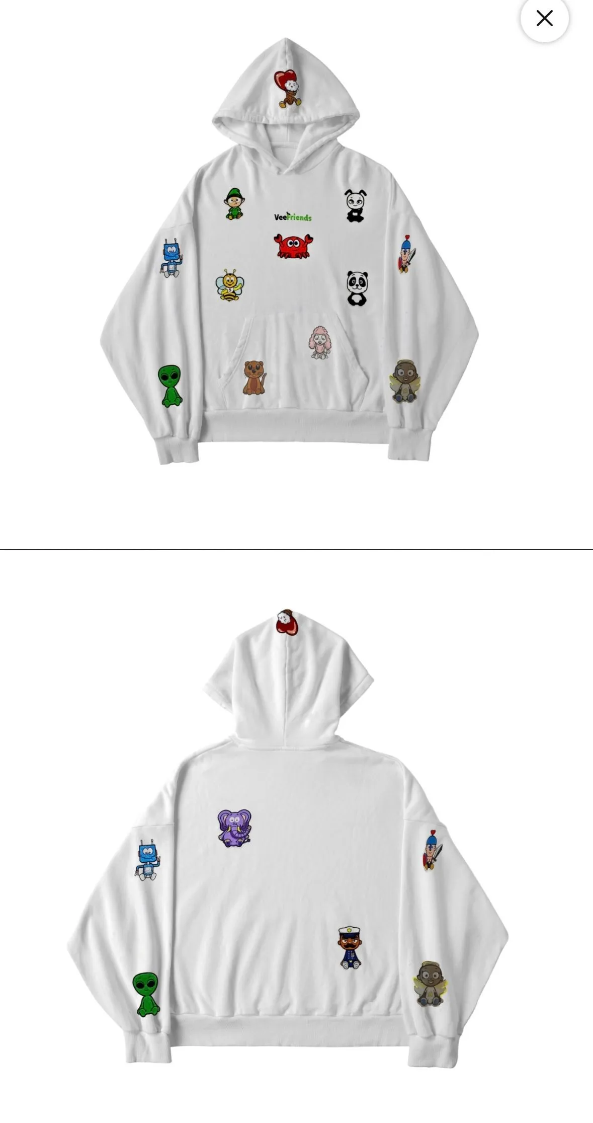 VC23 White patch hoodie (Large) · Whatnot: Shop, Sell, Connect