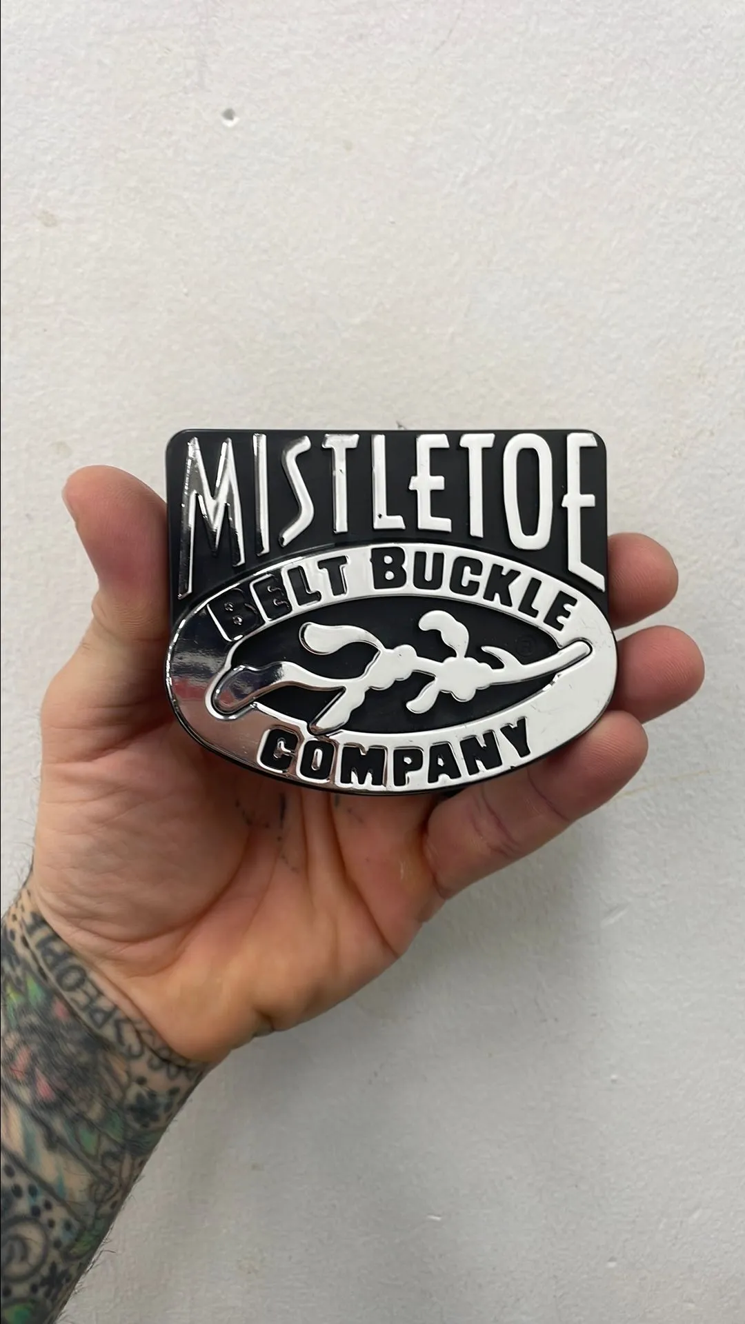 Mistletoe belt buckle best sale