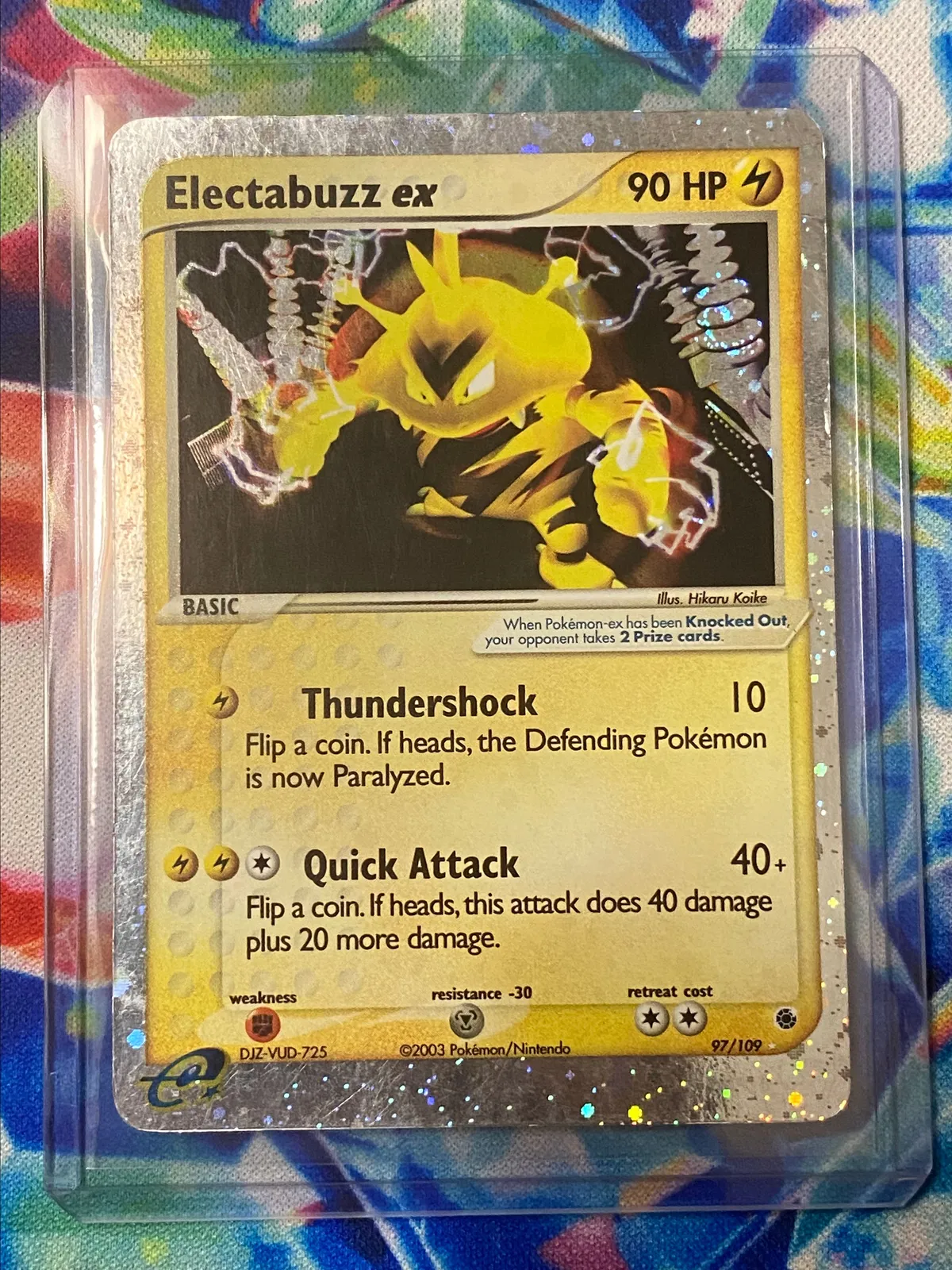 Electabuzz Ex - (97/109) E Series/E Reader · Whatnot: Shop