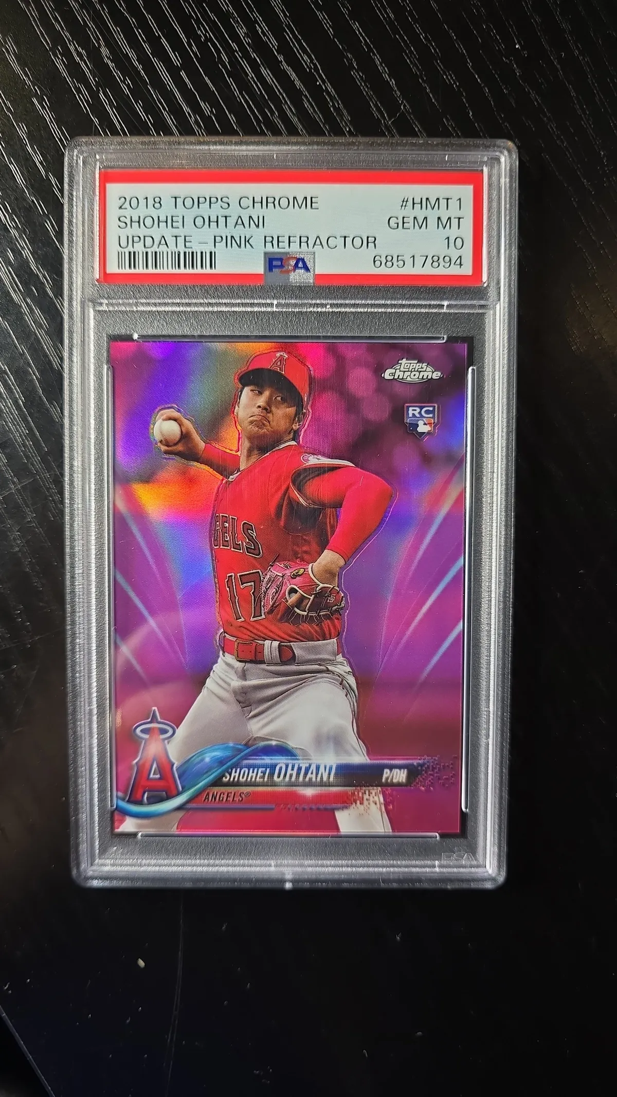 2018 Topps Chrome Update Shohei Ohtani HMT1 Update-Pink