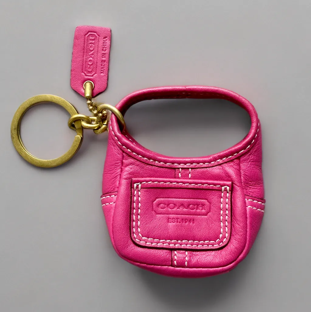 小物 Coach Keyrings Mini Hobo Ergo Bag Charm Coach Mini Hobo Ergo Key Chain keyring Bag Charm Blue | eBay