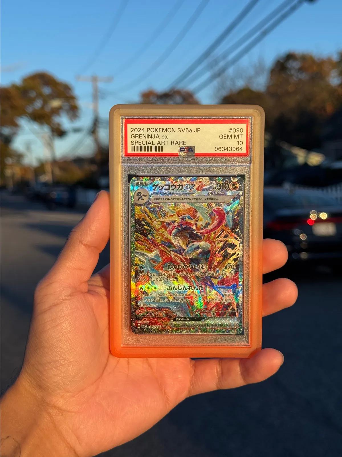 PSA GEM MT 10 Pokemon Japanese Sv5A-Crimson Haze Greninja Ex