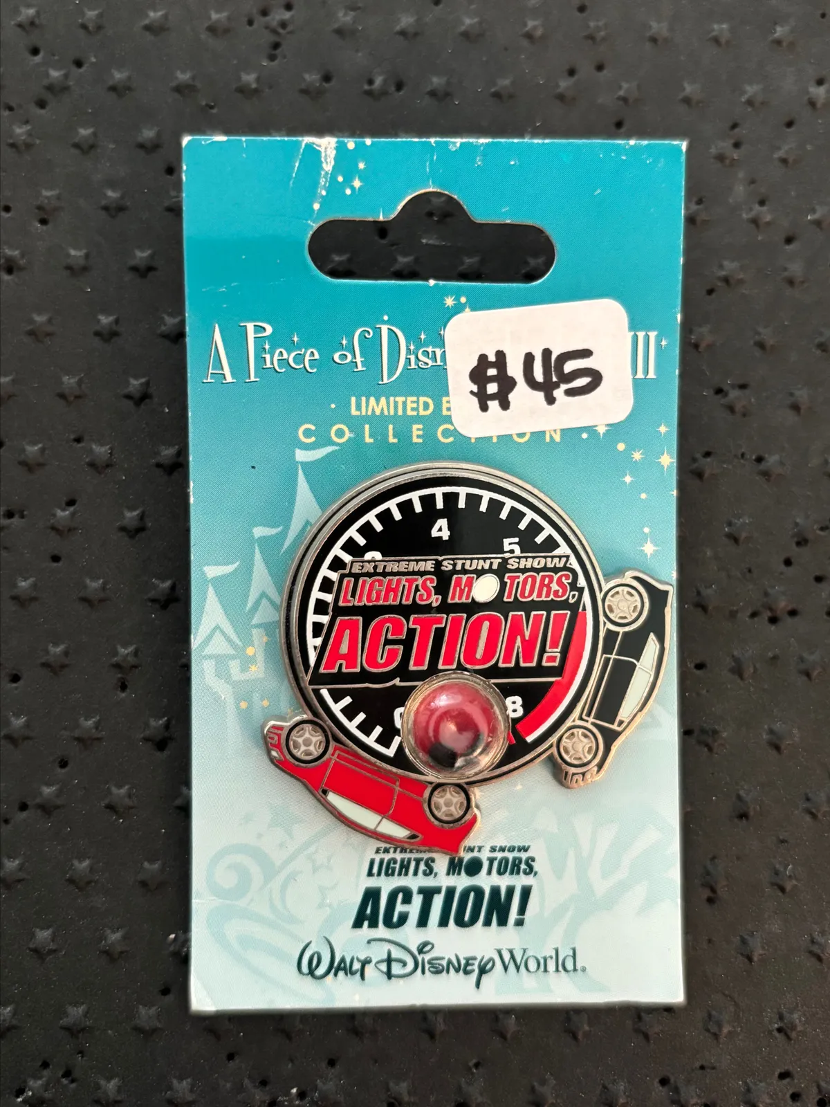 Piece of Disney History Light, Motors, Action pin · Whatnot