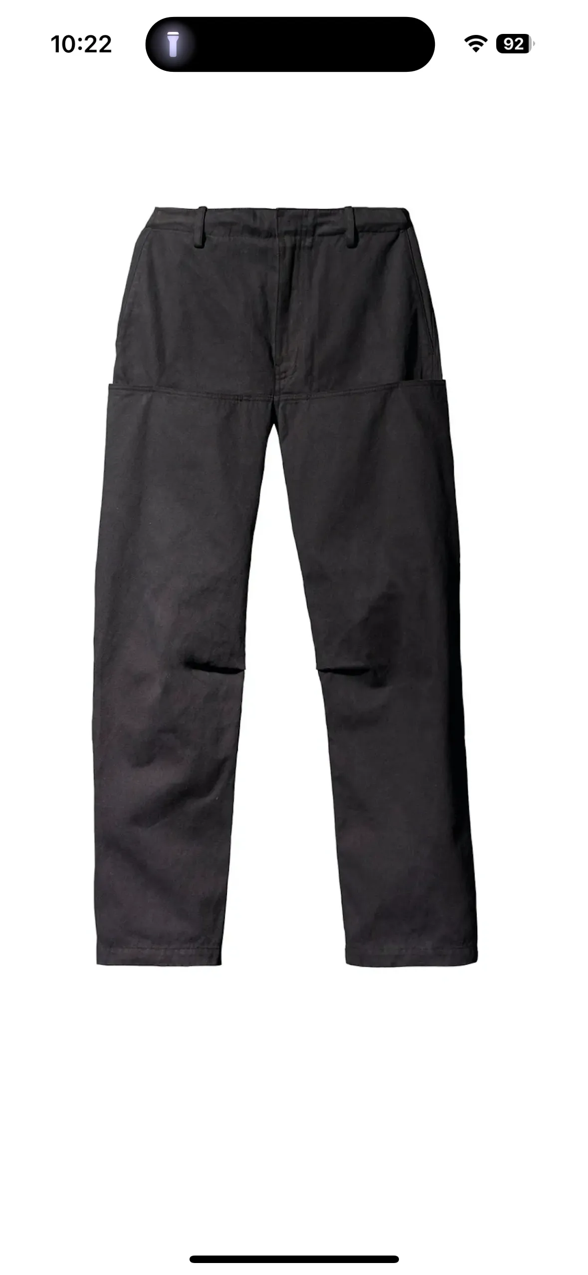 パンツ Yeezy Gap Sateen Cargo Pant Poetic Black Yeezy YZY Gap Sateen Cargo Pants Mens Size Medium POETIC BLACK