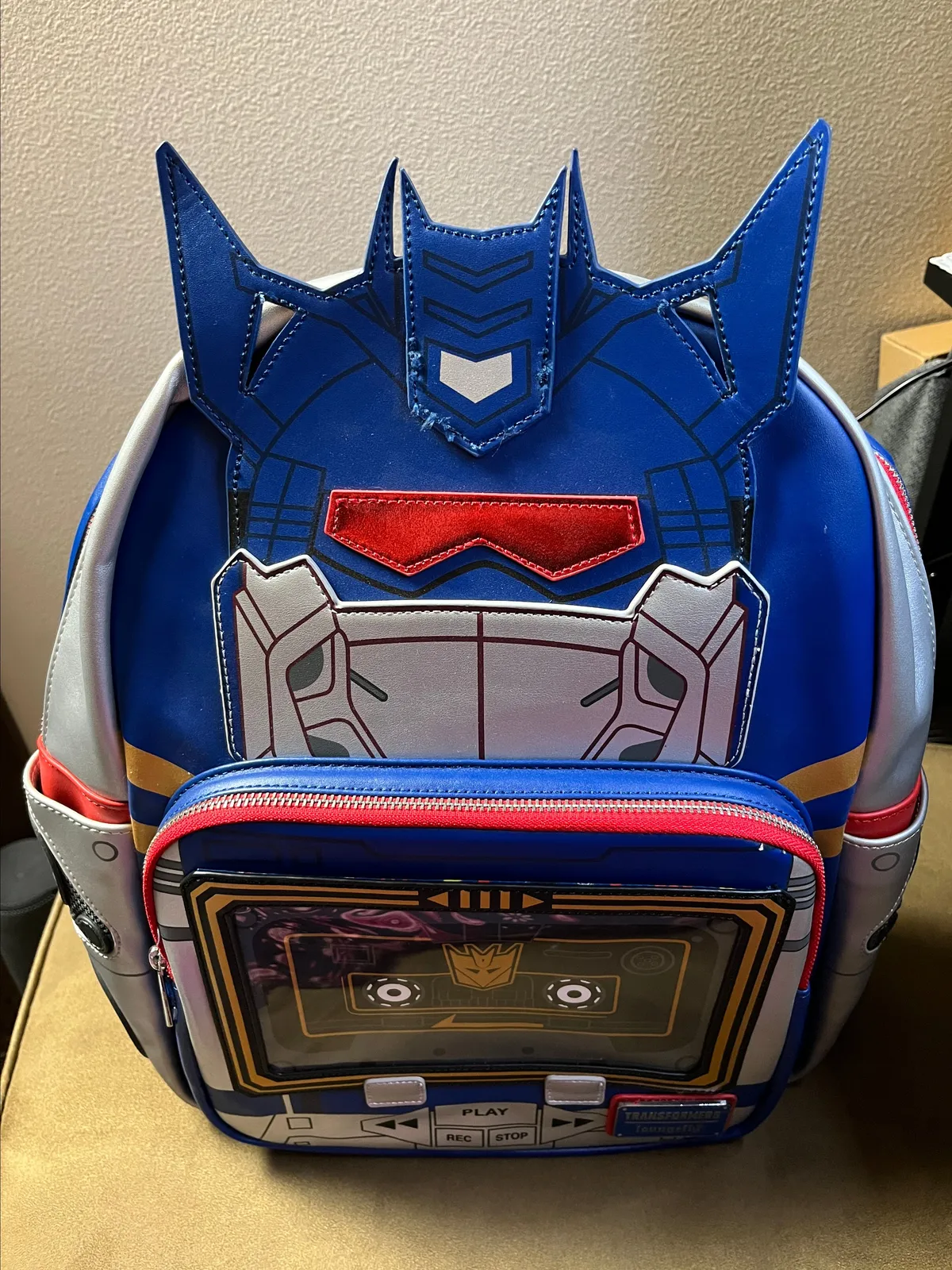 【Lounge Fly】SDCC Transformers Soundwave Cosplay Backpack SDCC Limited Edition Transformers Soundwave Cosplay Full
