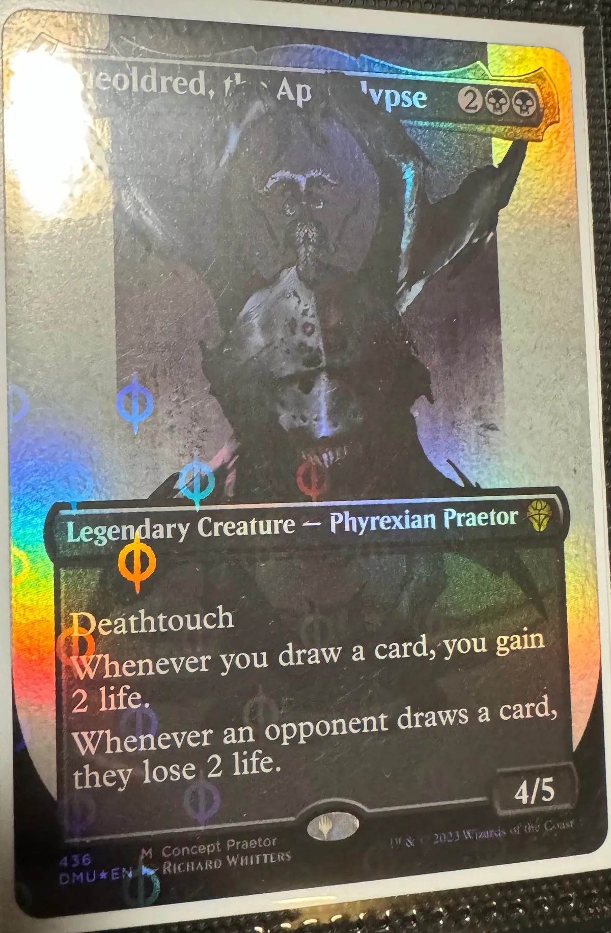 Sheoldred, the apocalypse Step and Compleat purchases Foil.