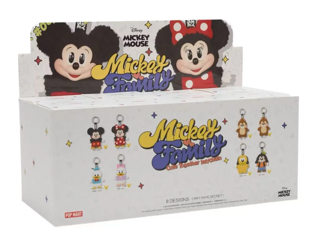 FULL BOX Pop Mart Disney Mickey Family Together Series Plush