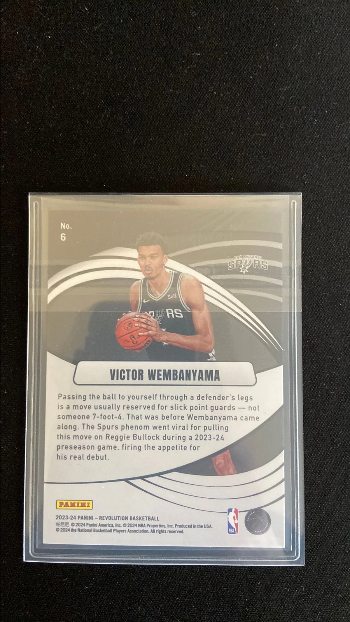 Victor Wembanyama Supernova Rookie Card 23-24 Revolutions Wemby