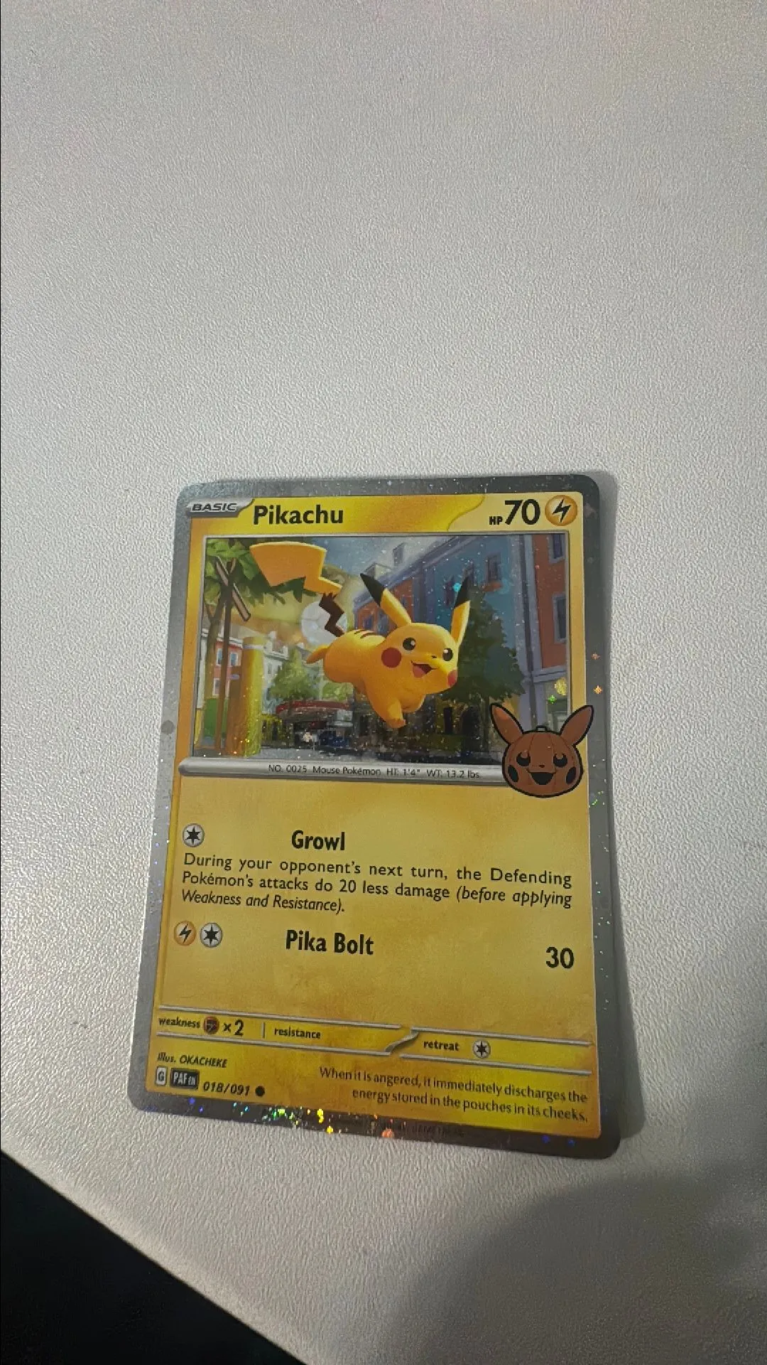 New* Pokémon Pikachu HP 70 Halloween stamped · Whatnot: Shop
