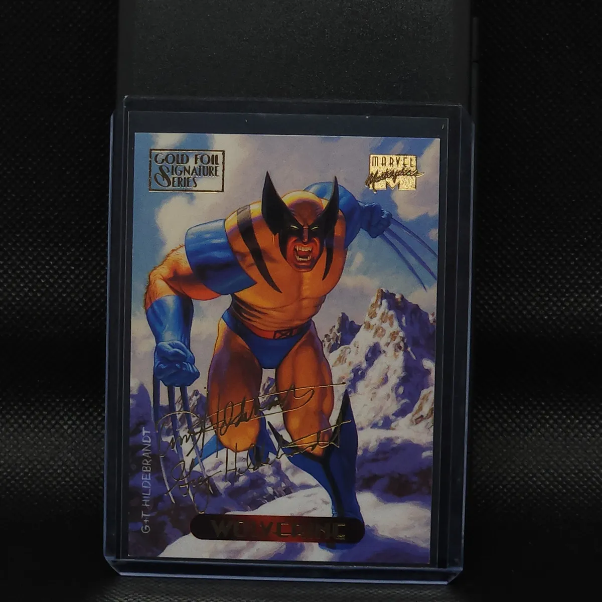 1996 Marvel Masterpieces WOLVERINE 2024 GOLD GALLERY CARD