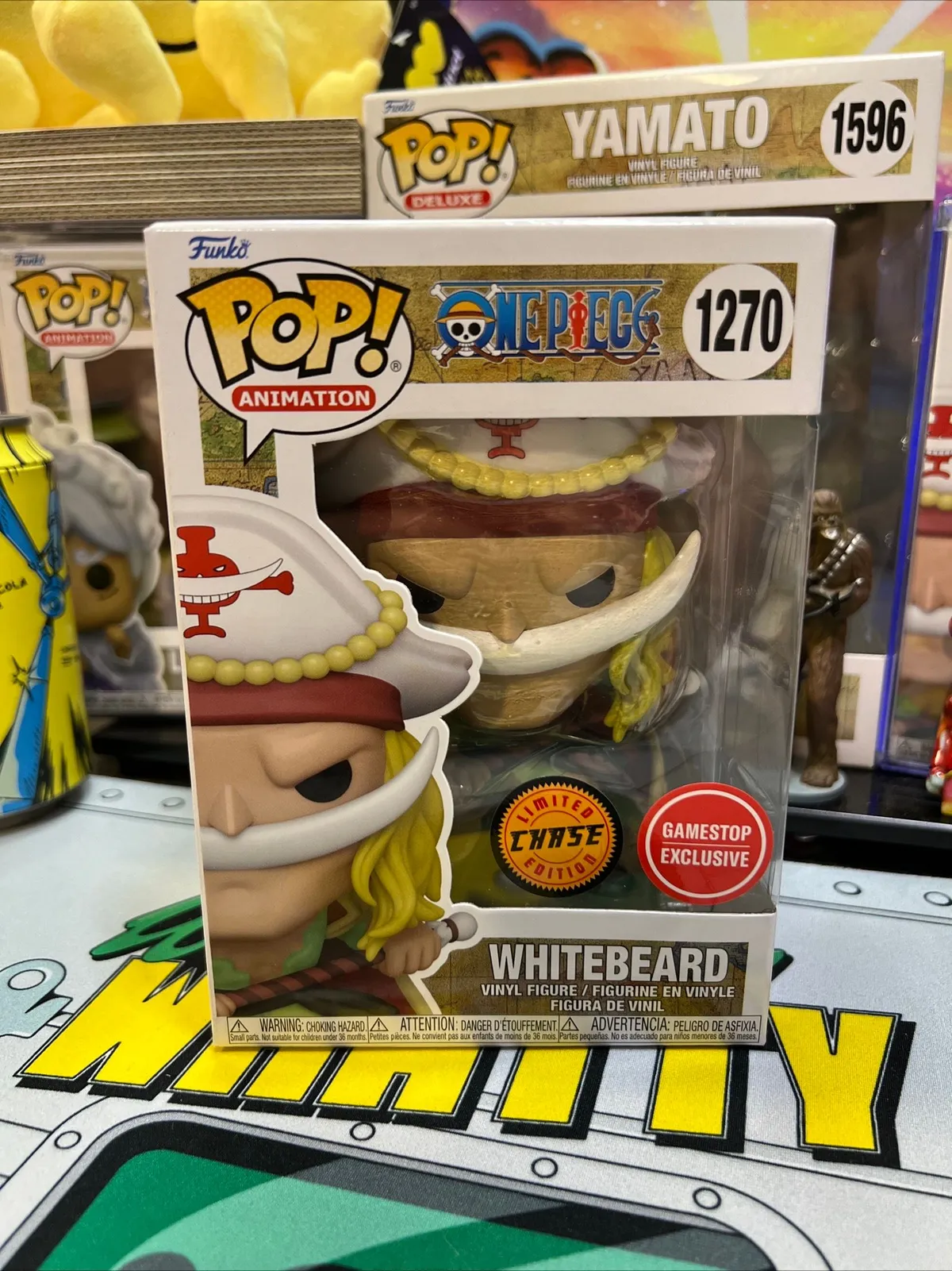 One Piece Whitebeard Funko limited edition CHASE version Gamestop deals Exclusive