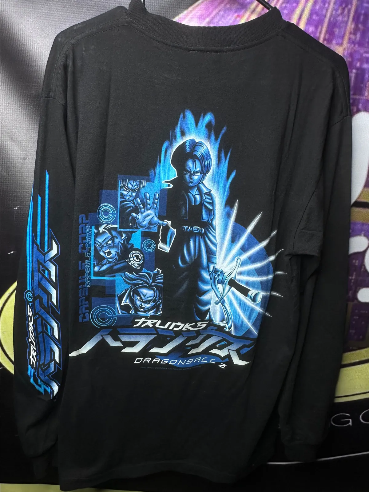 Dragonball Z Trunks Blue/Black Long Sleeve · Whatnot: Shop, Sell