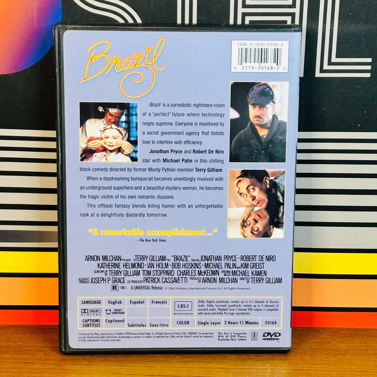 Brazil (DVD, 1985) Terry Gilliam Dystopian Sci-Fi Film