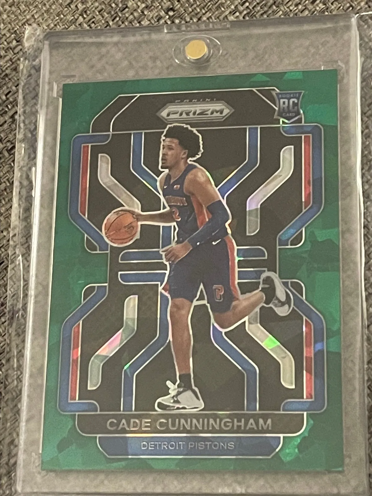 Cade Cunningham Panini Prizm green cracked ice FANATICS exclusive hot