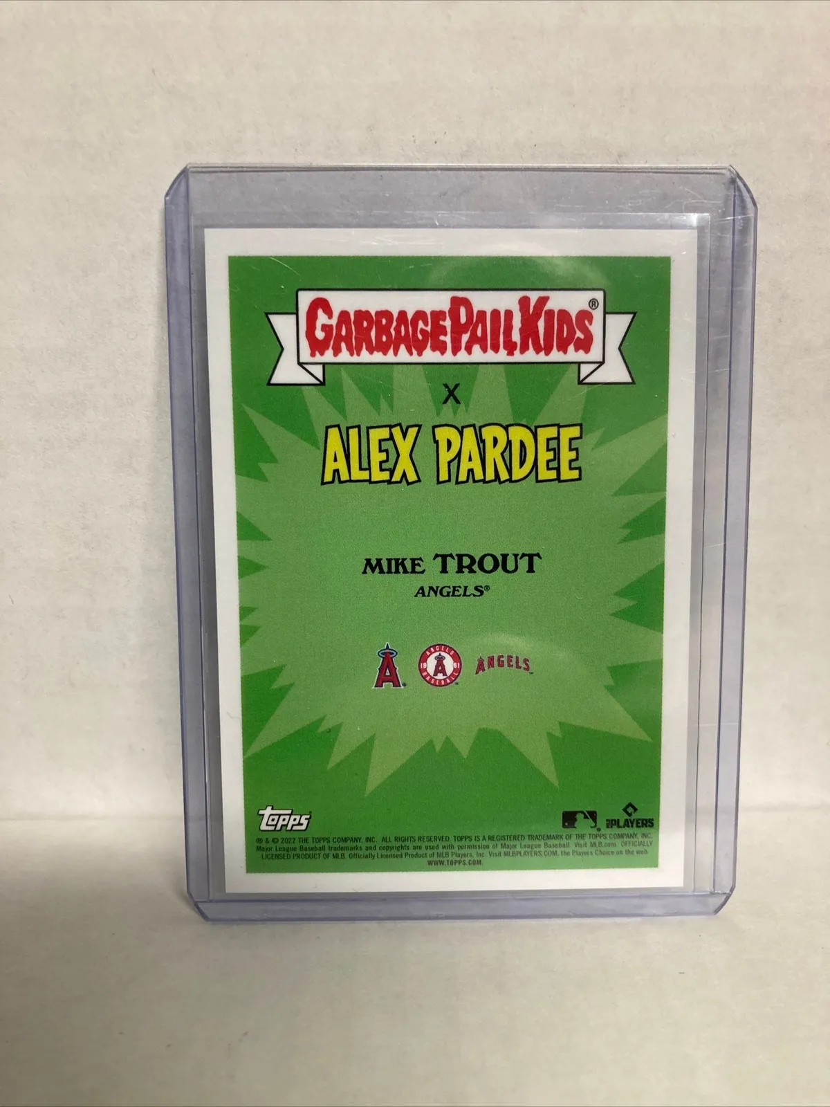 GPK X MLB Mike popular Trout Blue Foil / 25