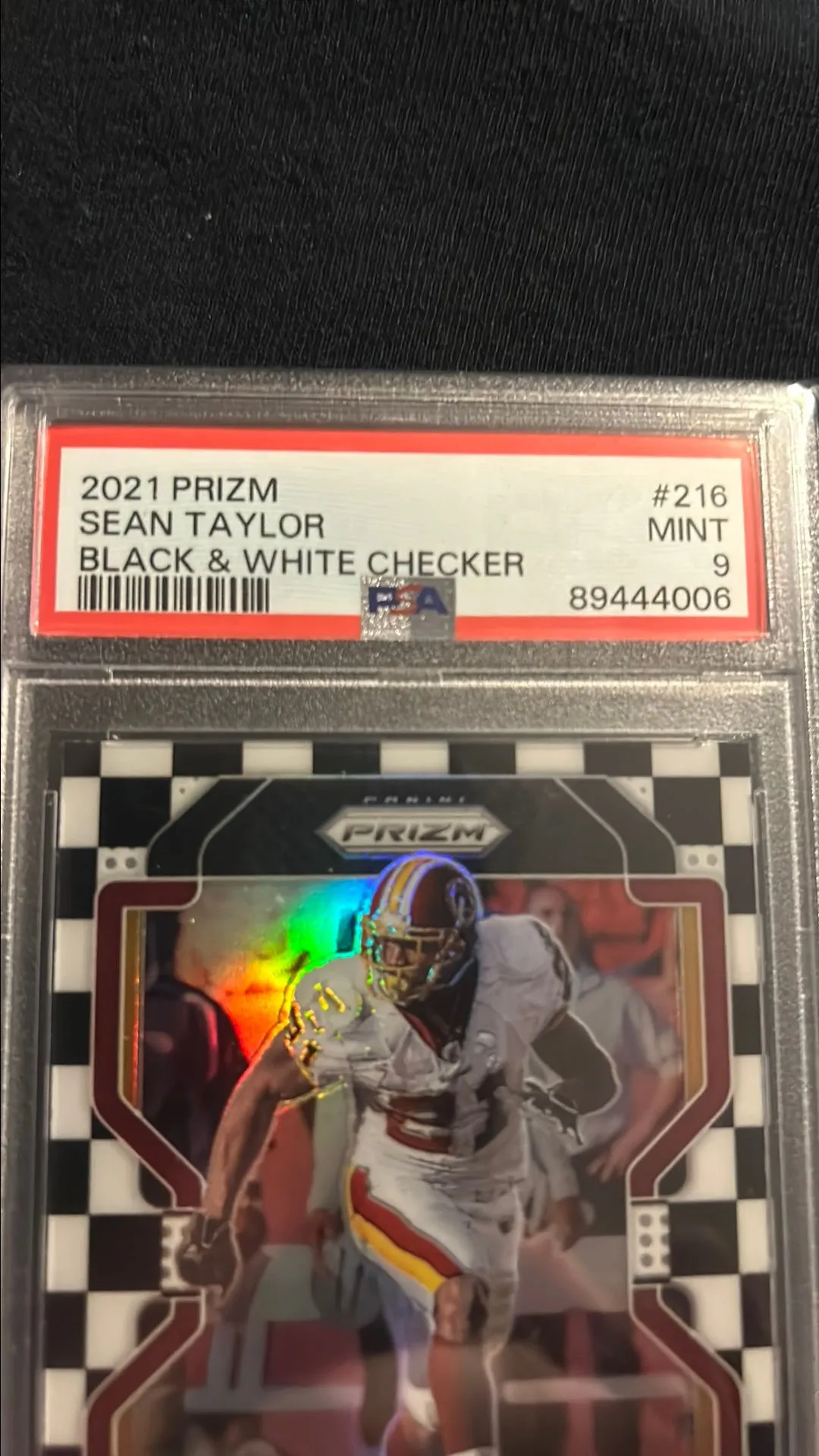 2021 Prizm John Taylor Black & White outlet Checkerboard PSA 9