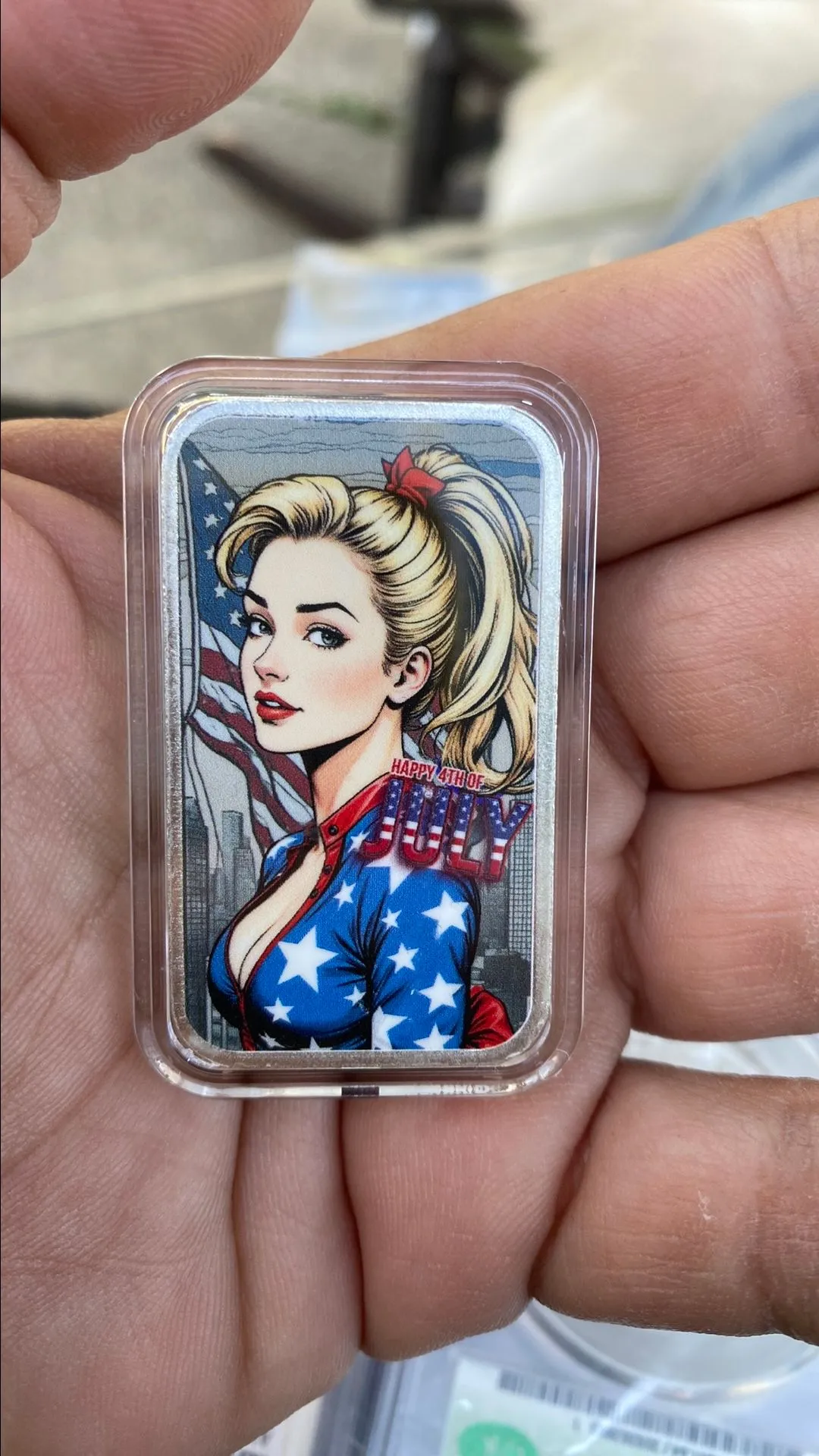 Bullion baddies happy 4th of July 1 Oz · Whatnot: Shop, Sell