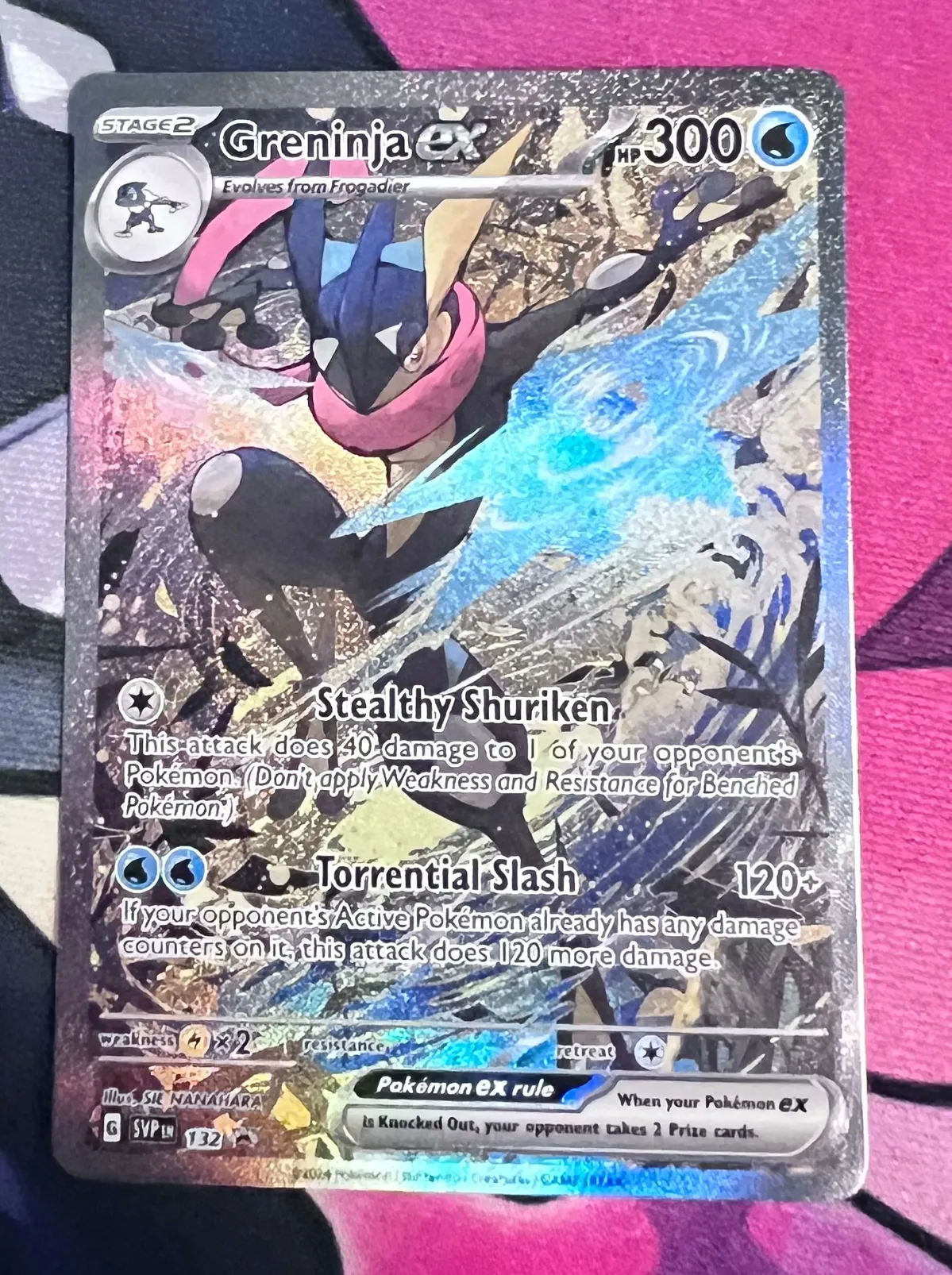 Greninja ex - 132 - SV: Scarlet & Violet Promo Cards (SVP