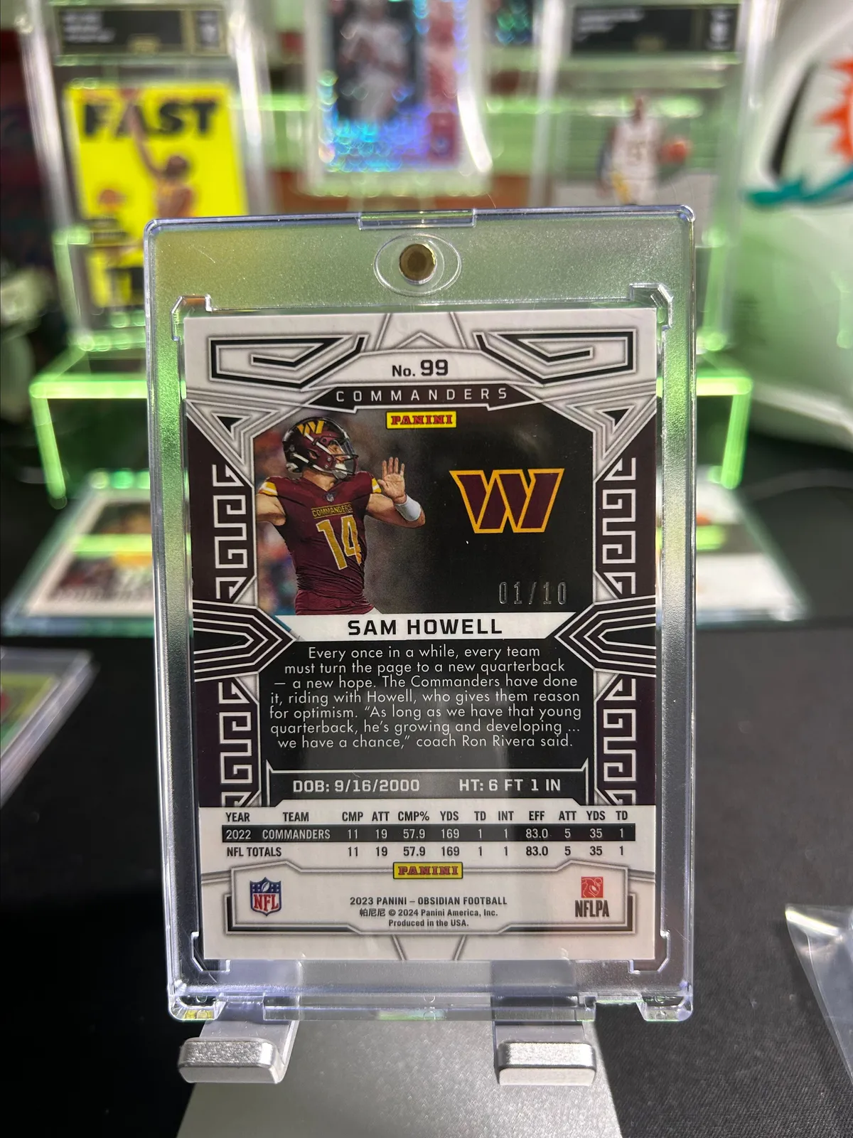 2023 OBSIDIAN Sam Howell gold 1/10 · Whatnot: Shop, Sell