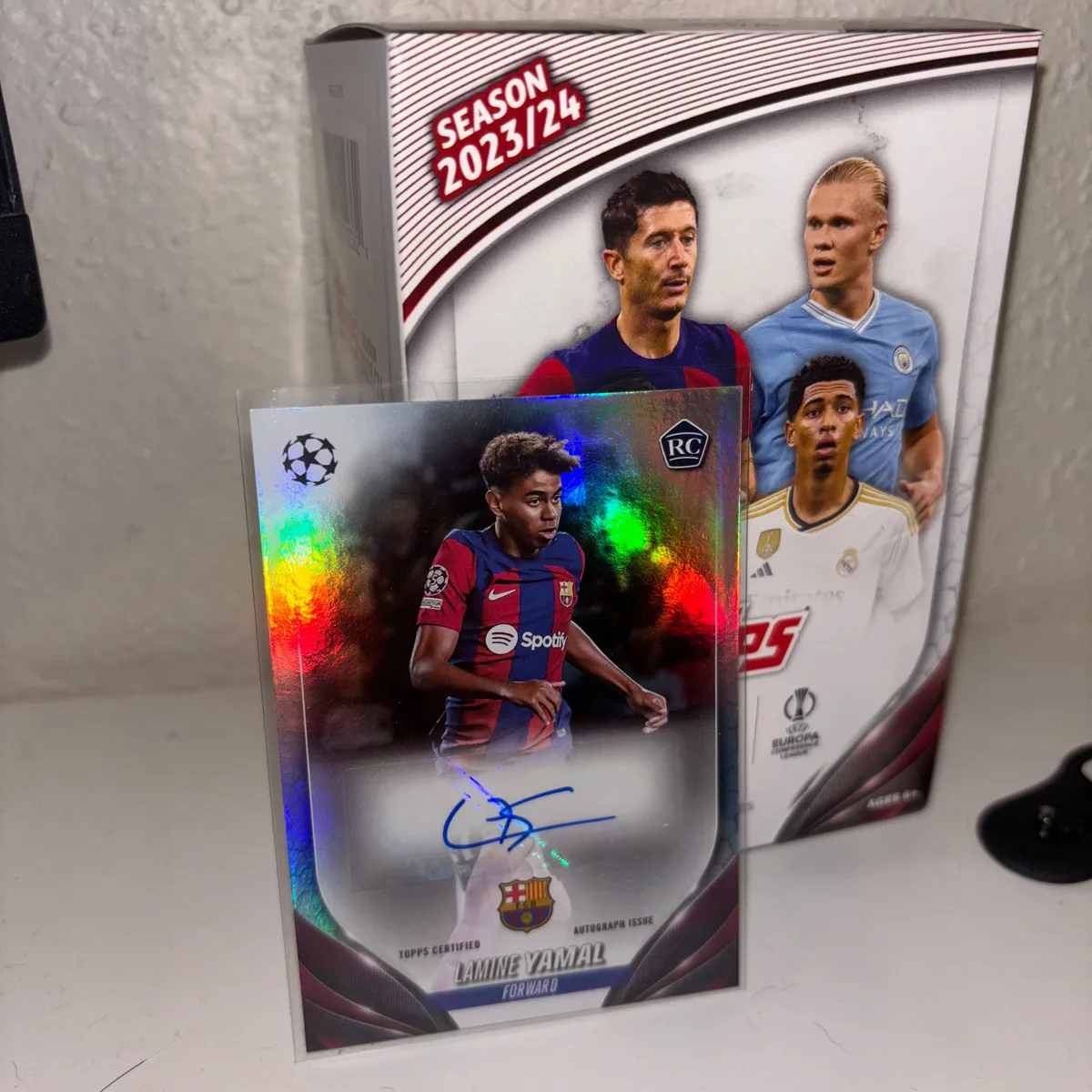 Auto RC Lamine Yamal Topps ルーキー サインカード PSA 9 MINT 2023