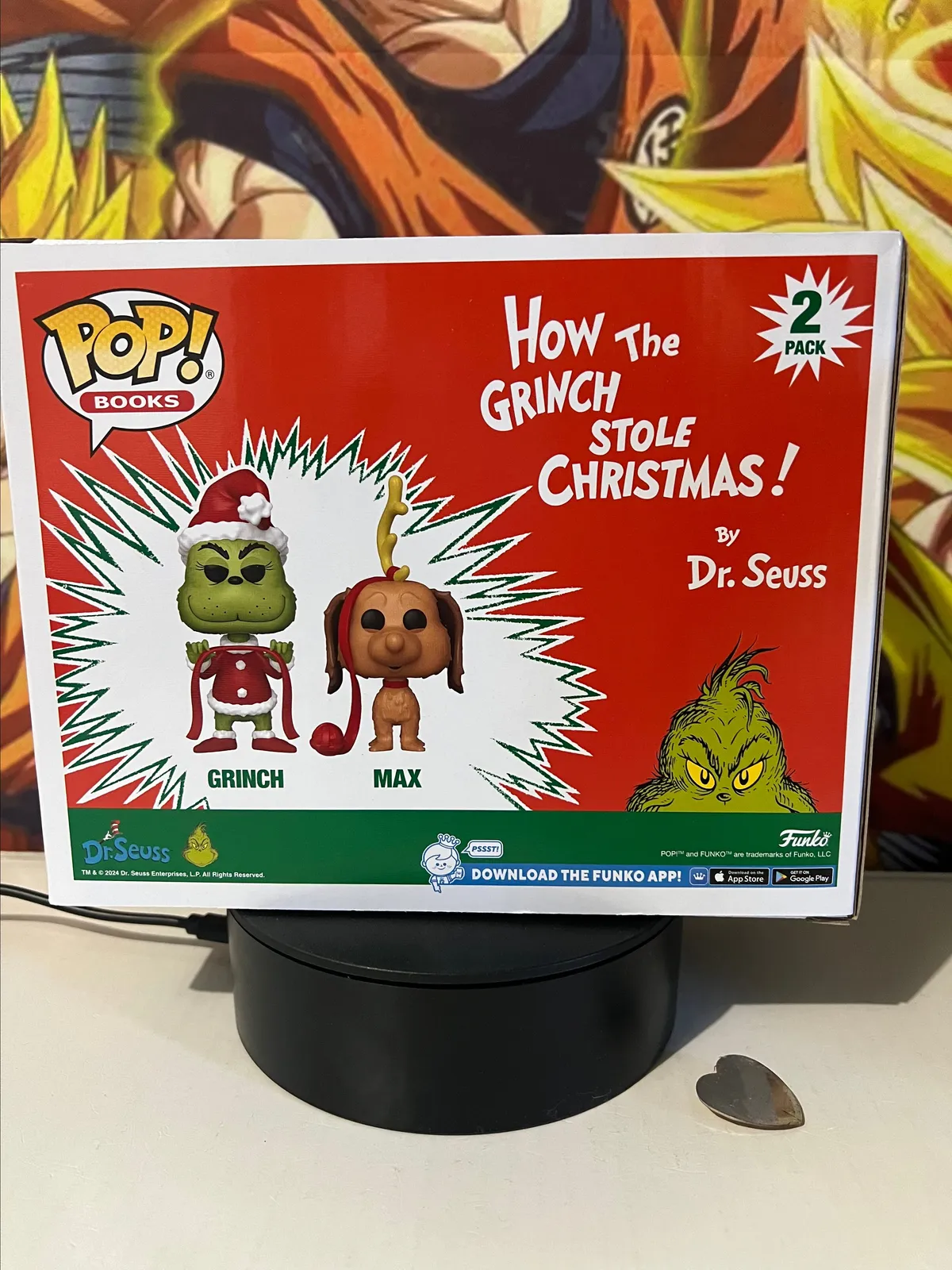 【廃盤未開封】ボビングヘッド　THE GRINCH Amazon.com: New Dr. Seuss The Grinch Solar Bobble Head I