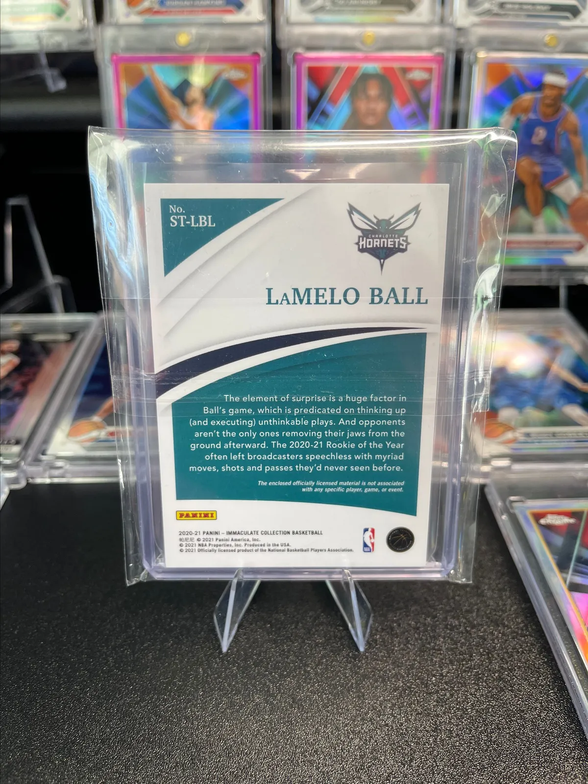 2020-21 Immaculate Lamelo Ball Patch and #’d 99 store