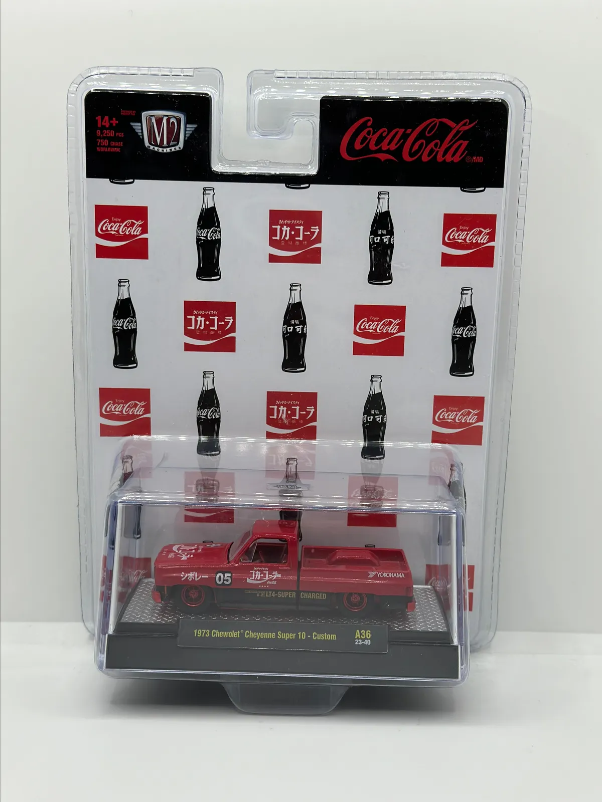 M2 MACHINES CHASE COCA COLA JAPAN 1973 CHEVROLET CHEYENNE SUPER 10