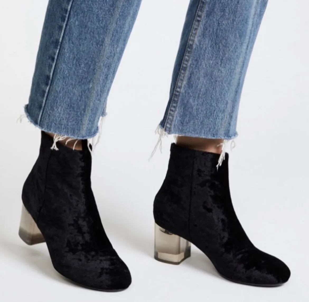 Rag and bone velvet top booties