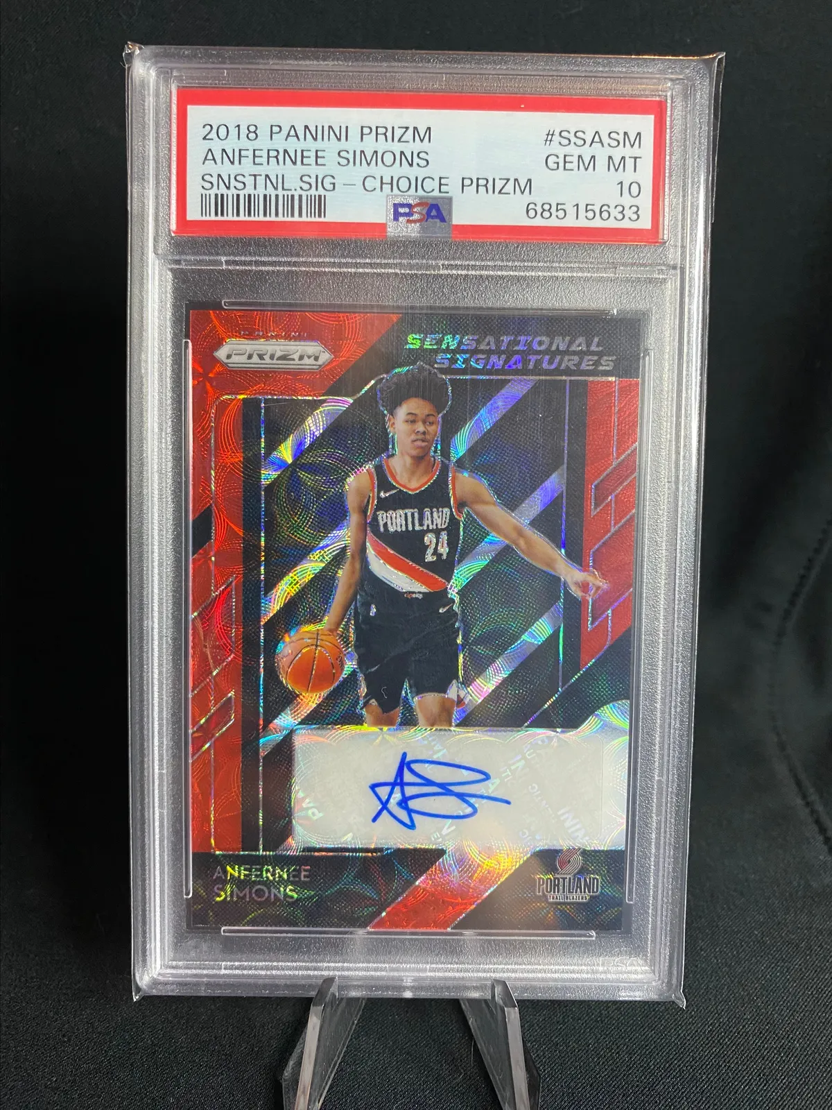 その他 Anfernee Simons RC auto Anfernee Simons | eBay