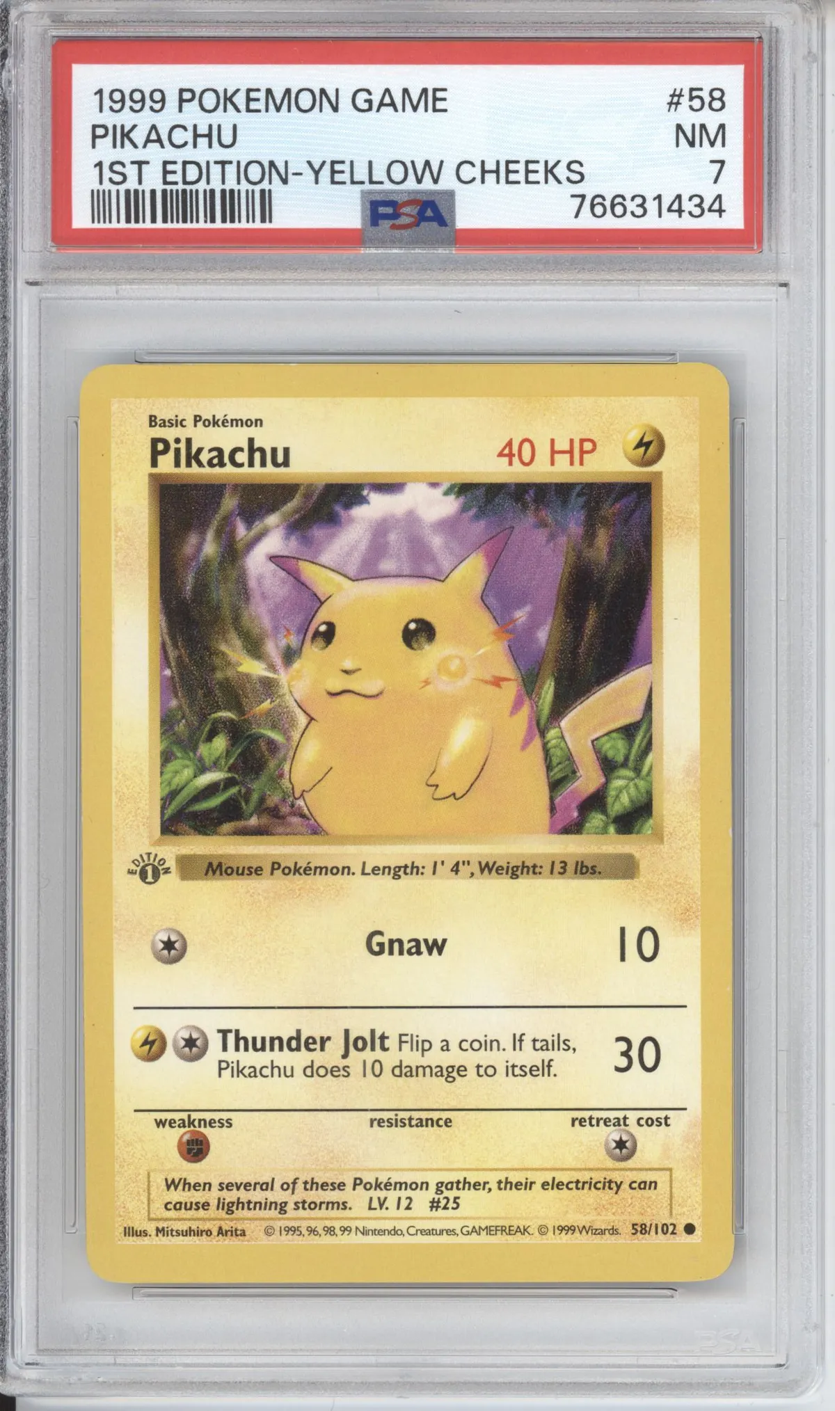 Pikachu shadowless シャドーレス　psa 早いもの勝ち ピカチュウ(英語版) 旧裏 シャドーレス PSA10 - メルカリ