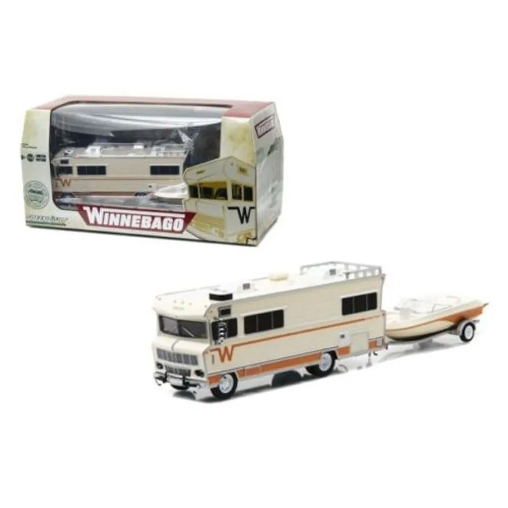 未開封 グリーンライト 1/64 WINNEBAGO CHIEFTAIN Greenlight Heavy Duty Series 7 - 1973 Winnebago Chieftain