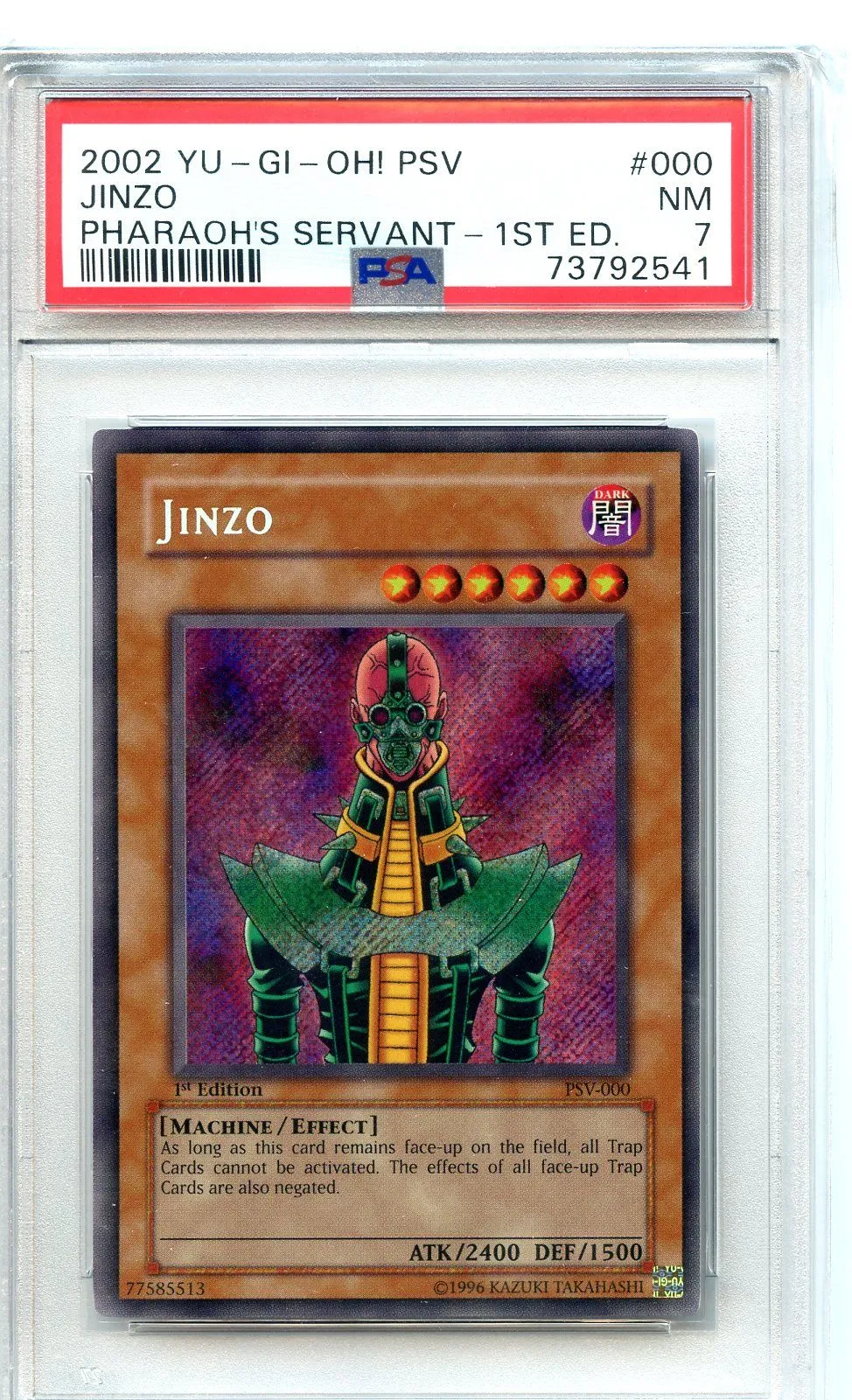 Jinzo on sale Yugioh PSA 9