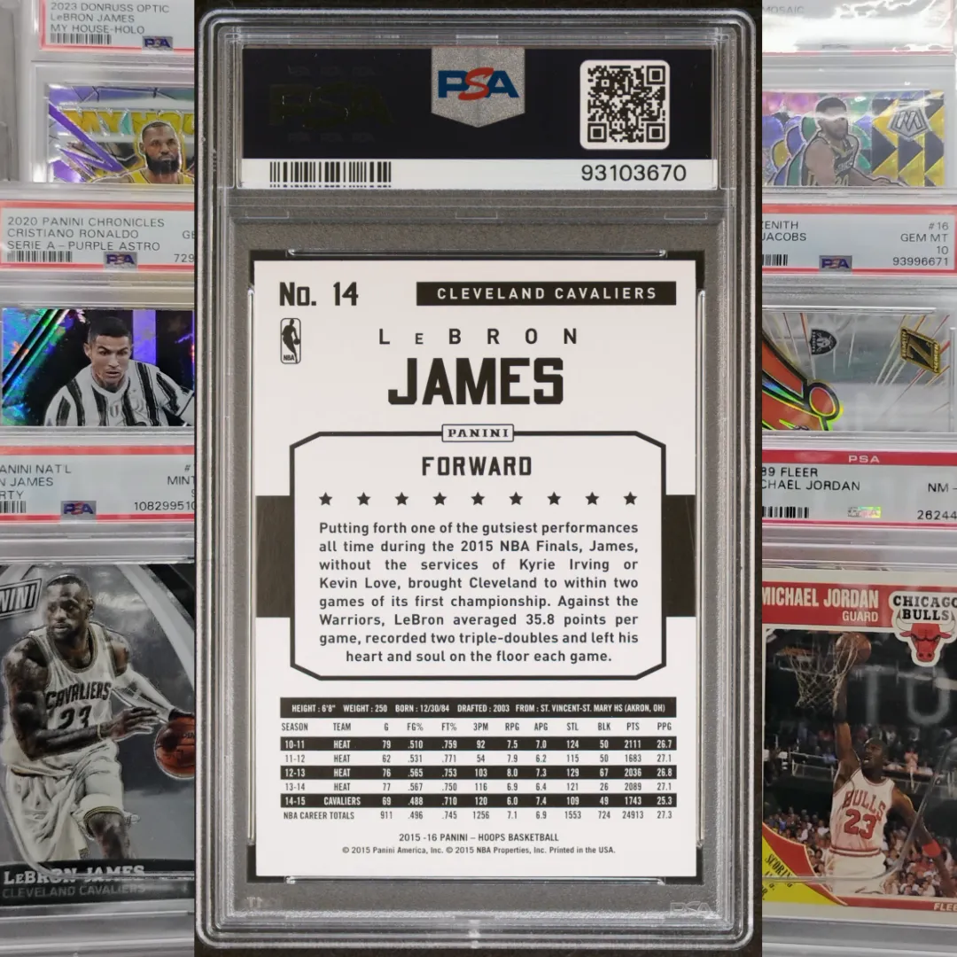 LeBRON JAMES 2015 panini hoops psa10 【公式通販】